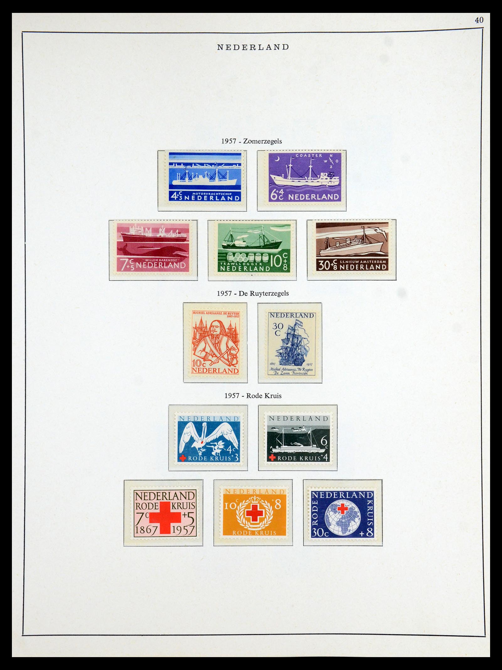 35894 014 - Postzegelverzameling 35894 Nederland 1947-1986.