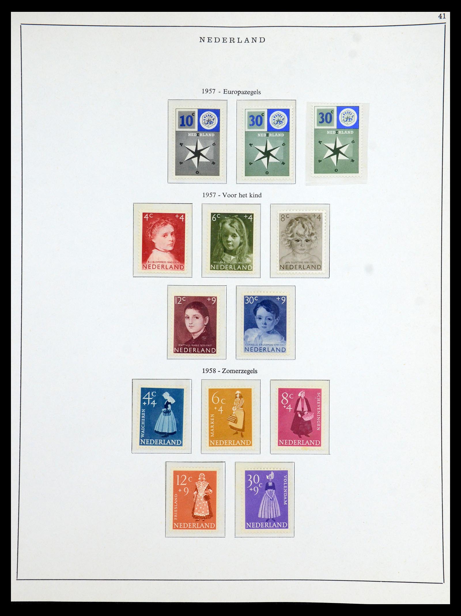 35894 015 - Postzegelverzameling 35894 Nederland 1947-1986.