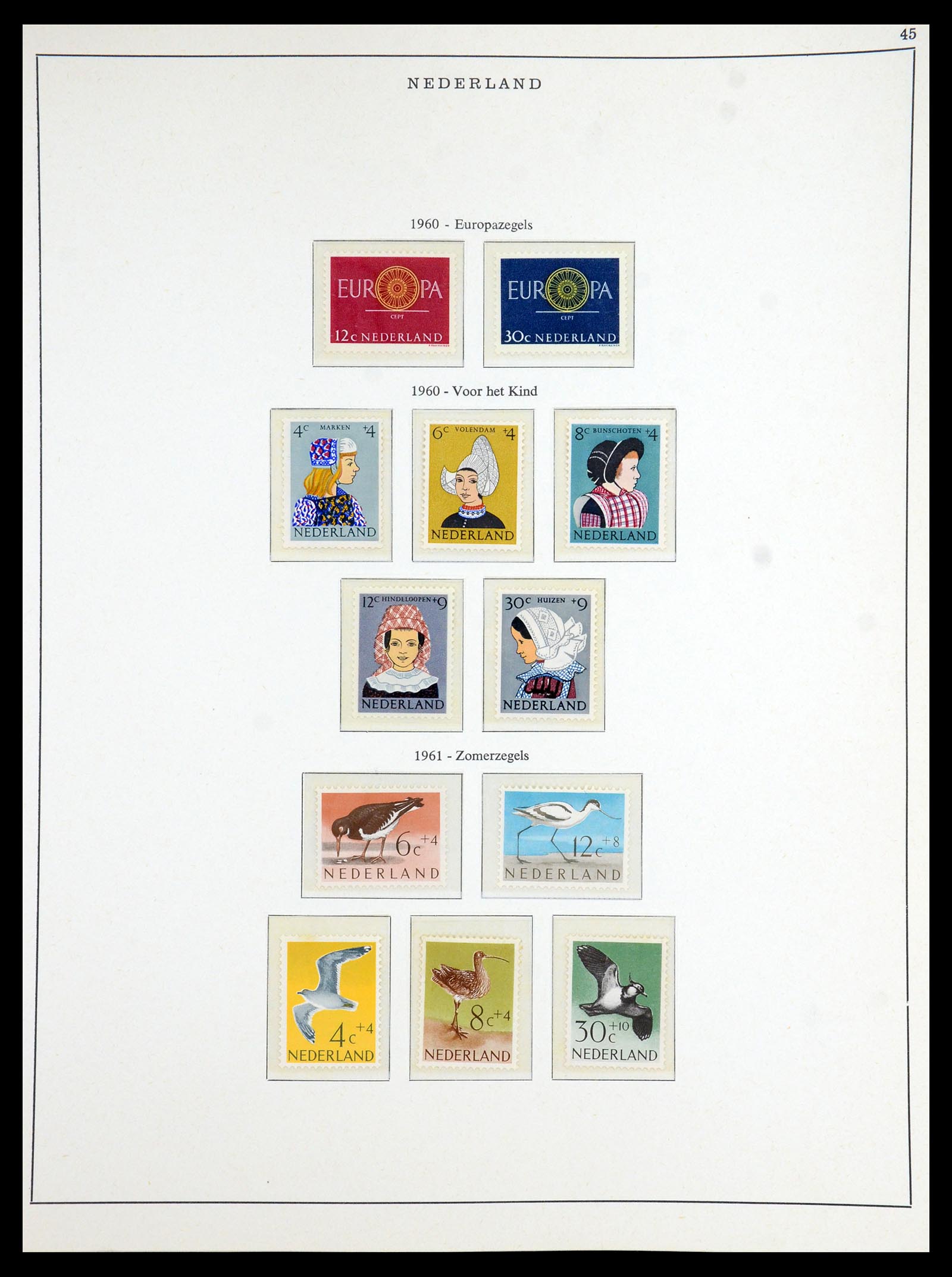 35894 019 - Postzegelverzameling 35894 Nederland 1947-1986.