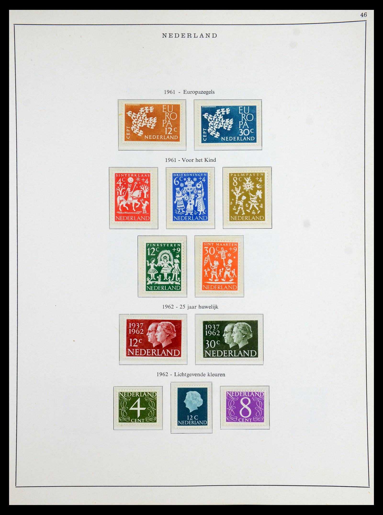 35894 020 - Postzegelverzameling 35894 Nederland 1947-1986.
