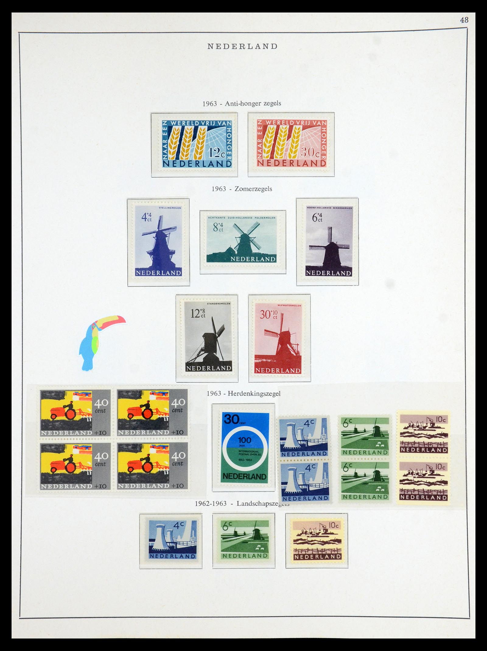 35894 022 - Postzegelverzameling 35894 Nederland 1947-1986.
