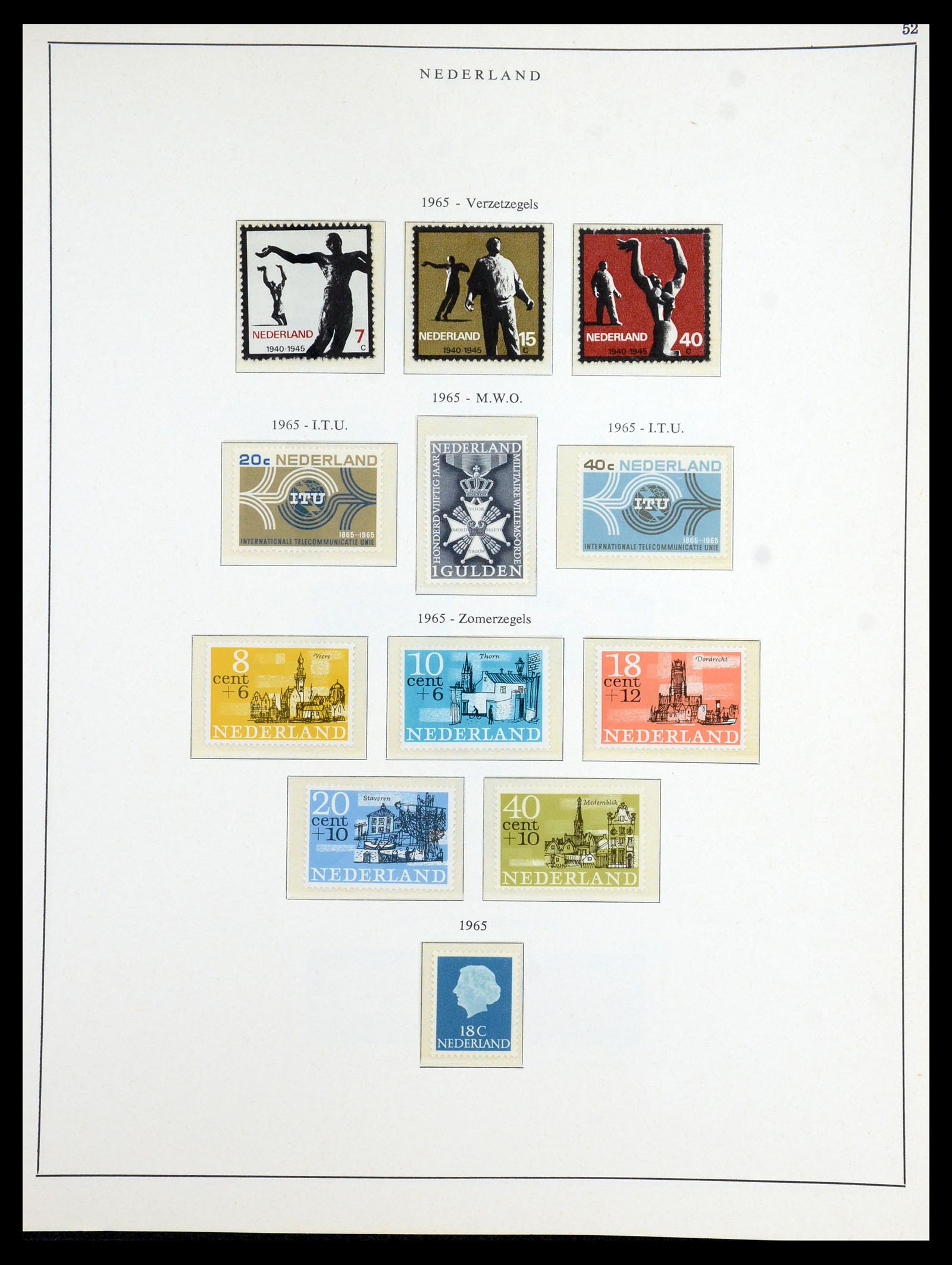 35894 026 - Postzegelverzameling 35894 Nederland 1947-1986.