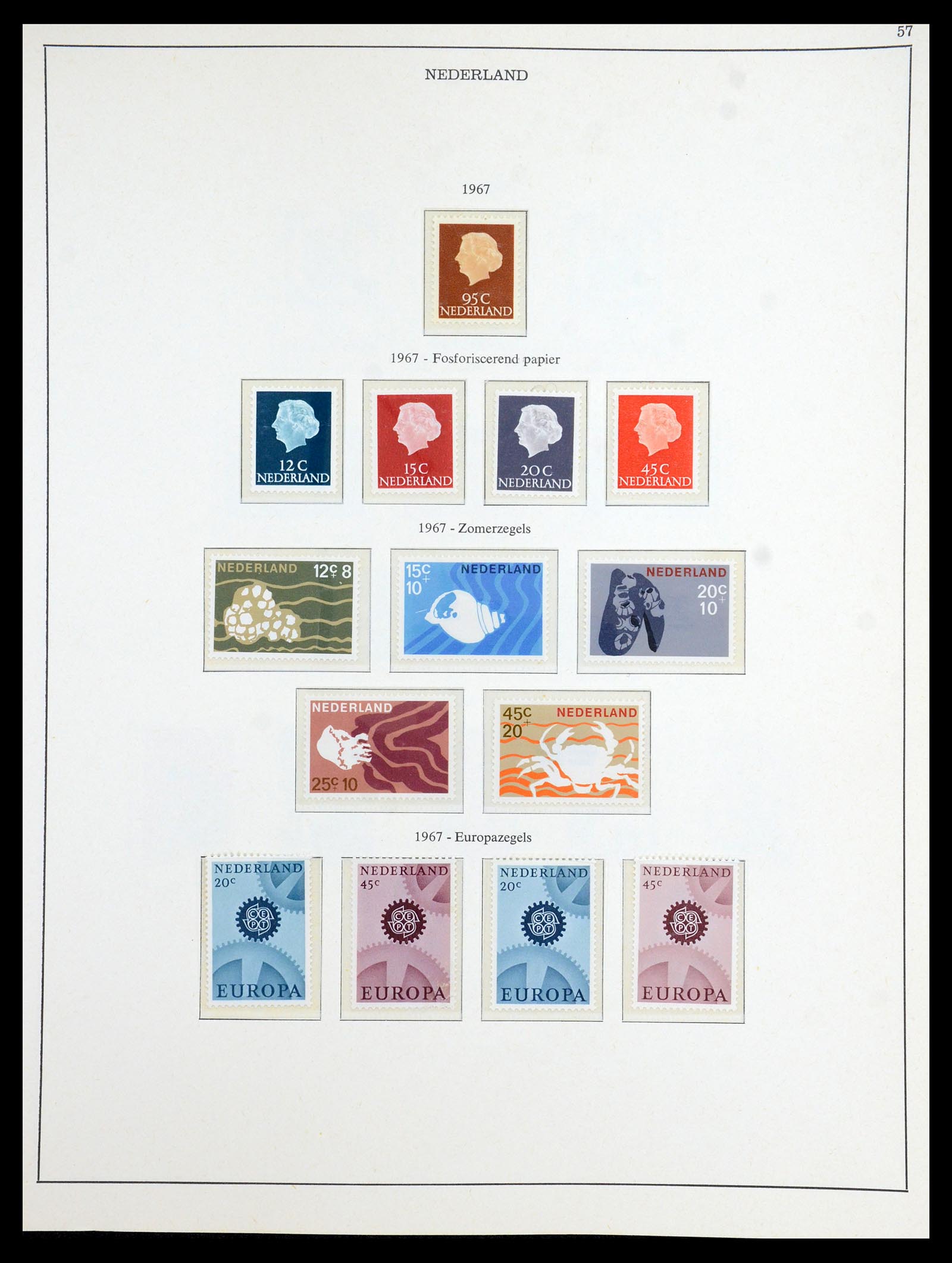 35894 032 - Postzegelverzameling 35894 Nederland 1947-1986.