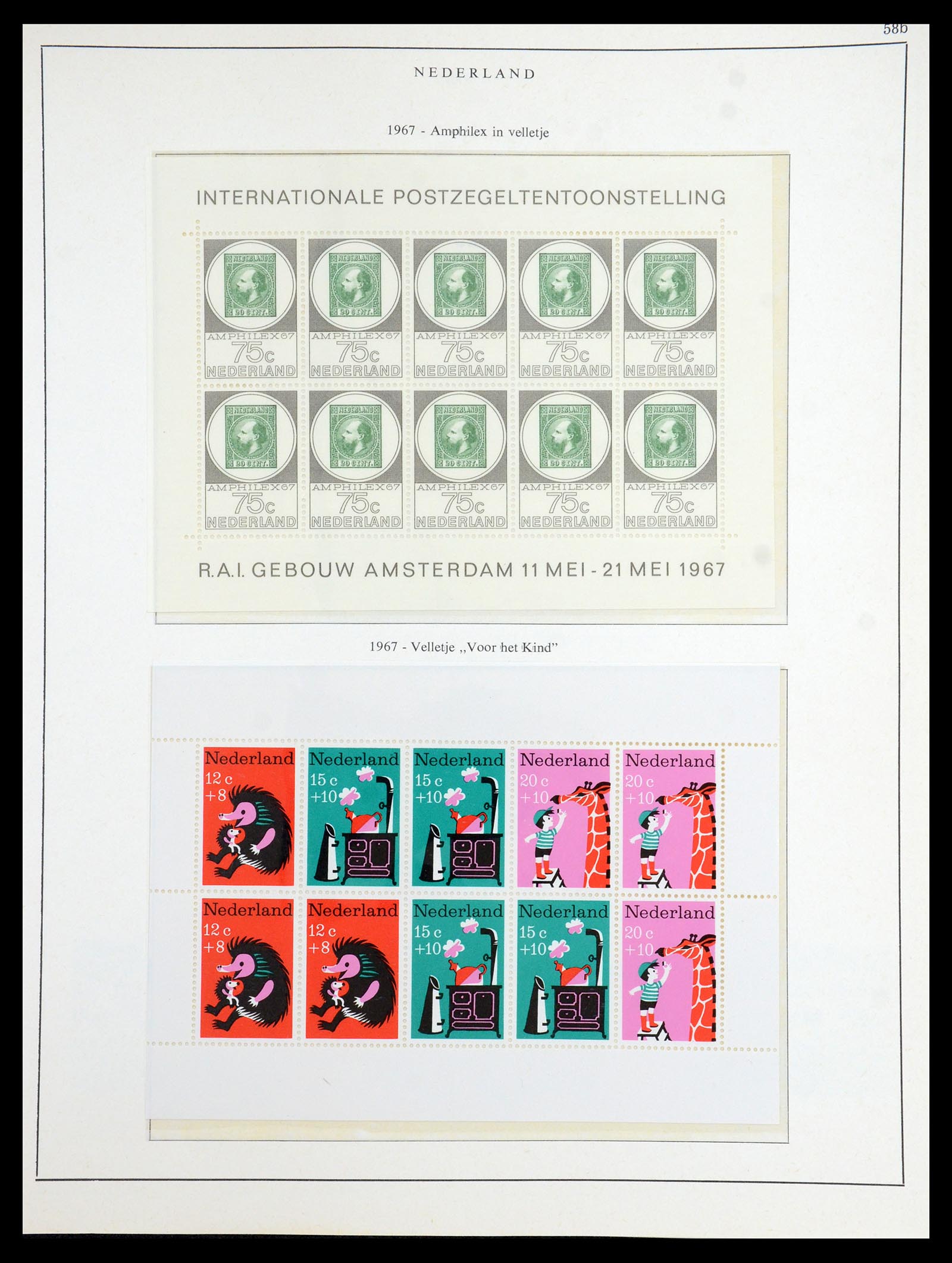 35894 035 - Postzegelverzameling 35894 Nederland 1947-1986.