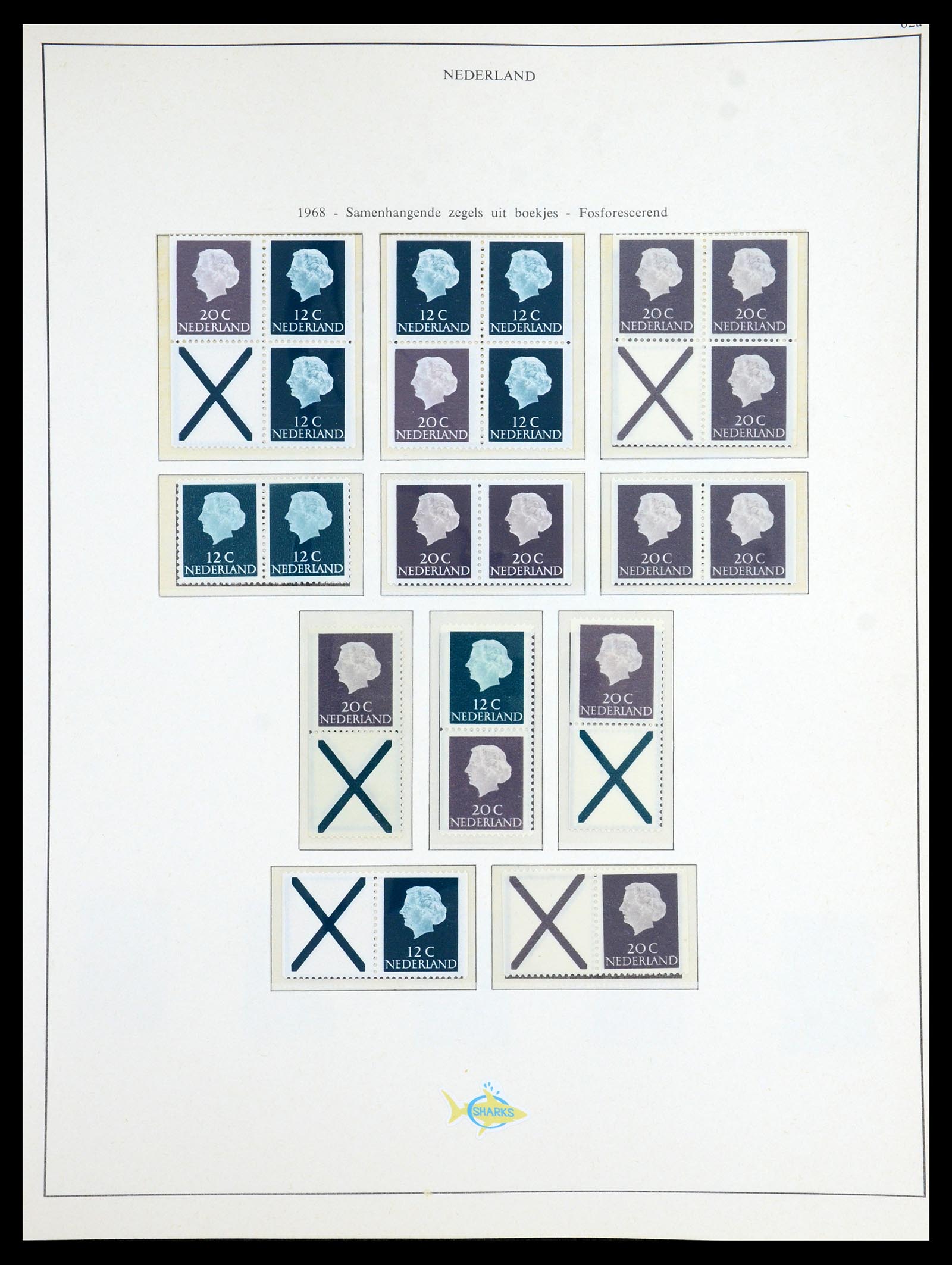35894 039 - Postzegelverzameling 35894 Nederland 1947-1986.