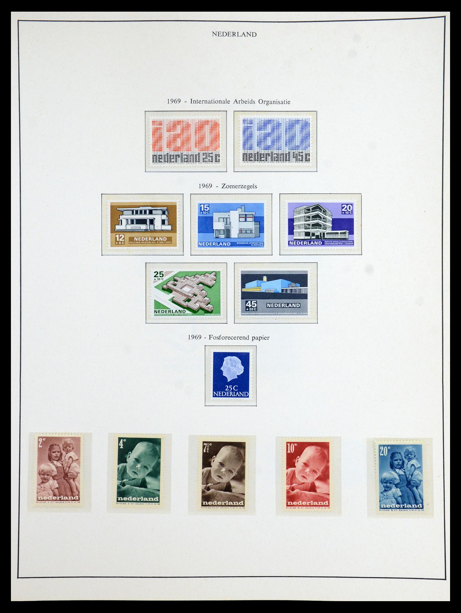35894 040 - Postzegelverzameling 35894 Nederland 1947-1986.