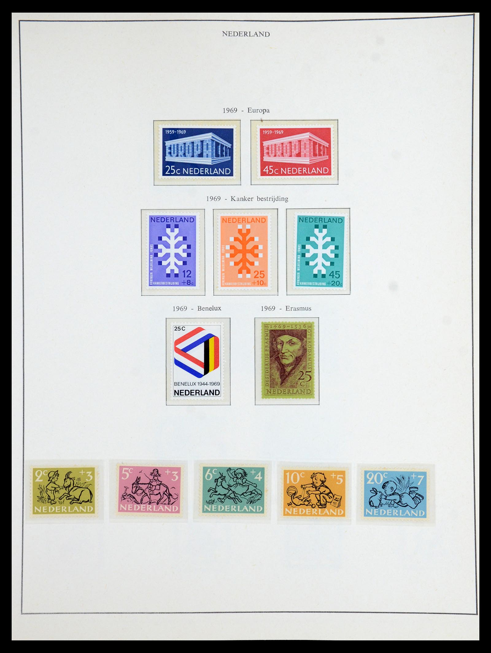 35894 041 - Postzegelverzameling 35894 Nederland 1947-1986.