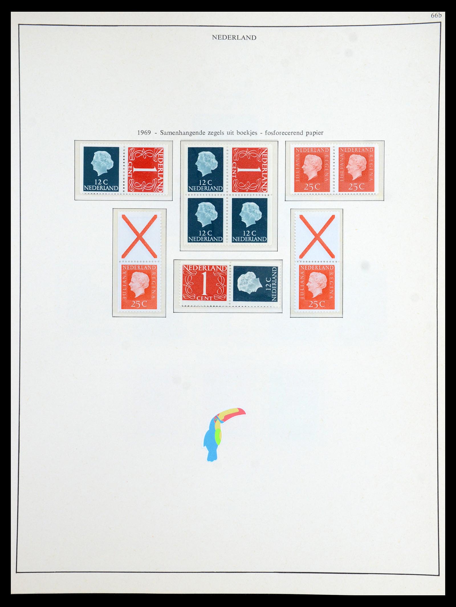 35894 044 - Postzegelverzameling 35894 Nederland 1947-1986.