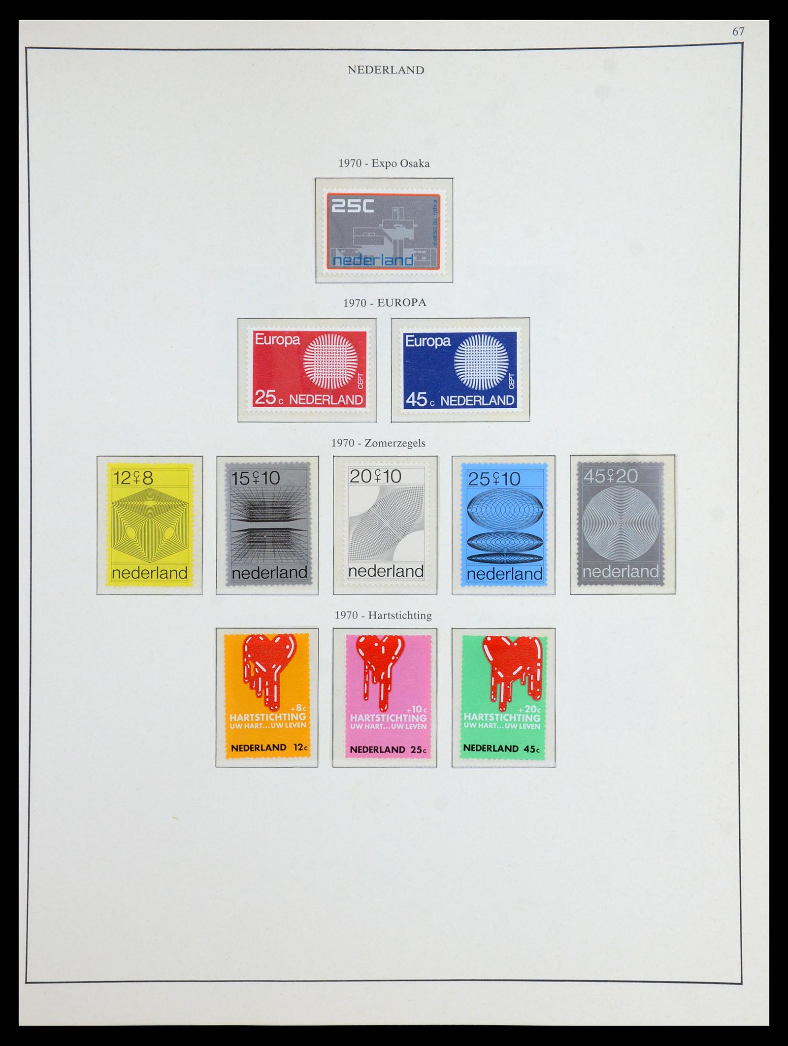 35894 045 - Postzegelverzameling 35894 Nederland 1947-1986.