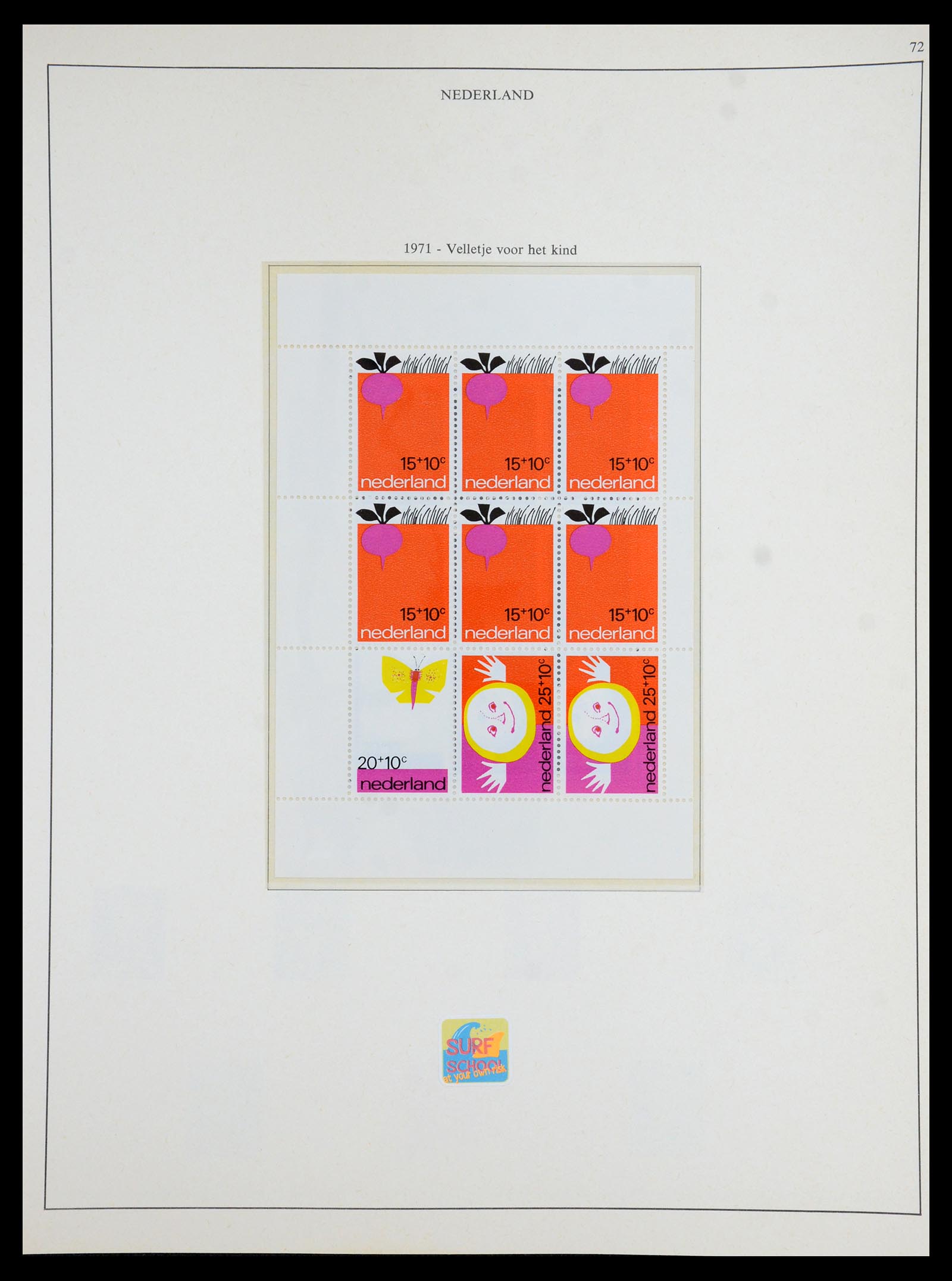 35894 051 - Postzegelverzameling 35894 Nederland 1947-1986.