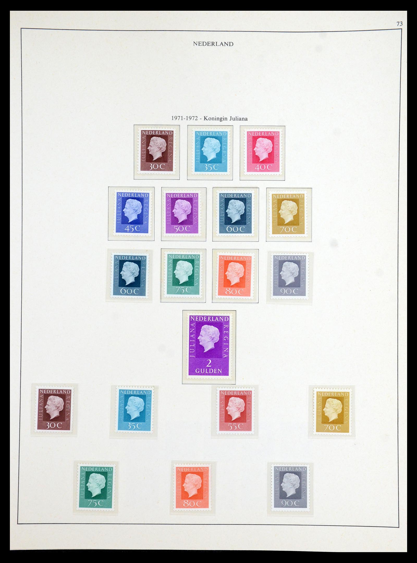 35894 052 - Postzegelverzameling 35894 Nederland 1947-1986.
