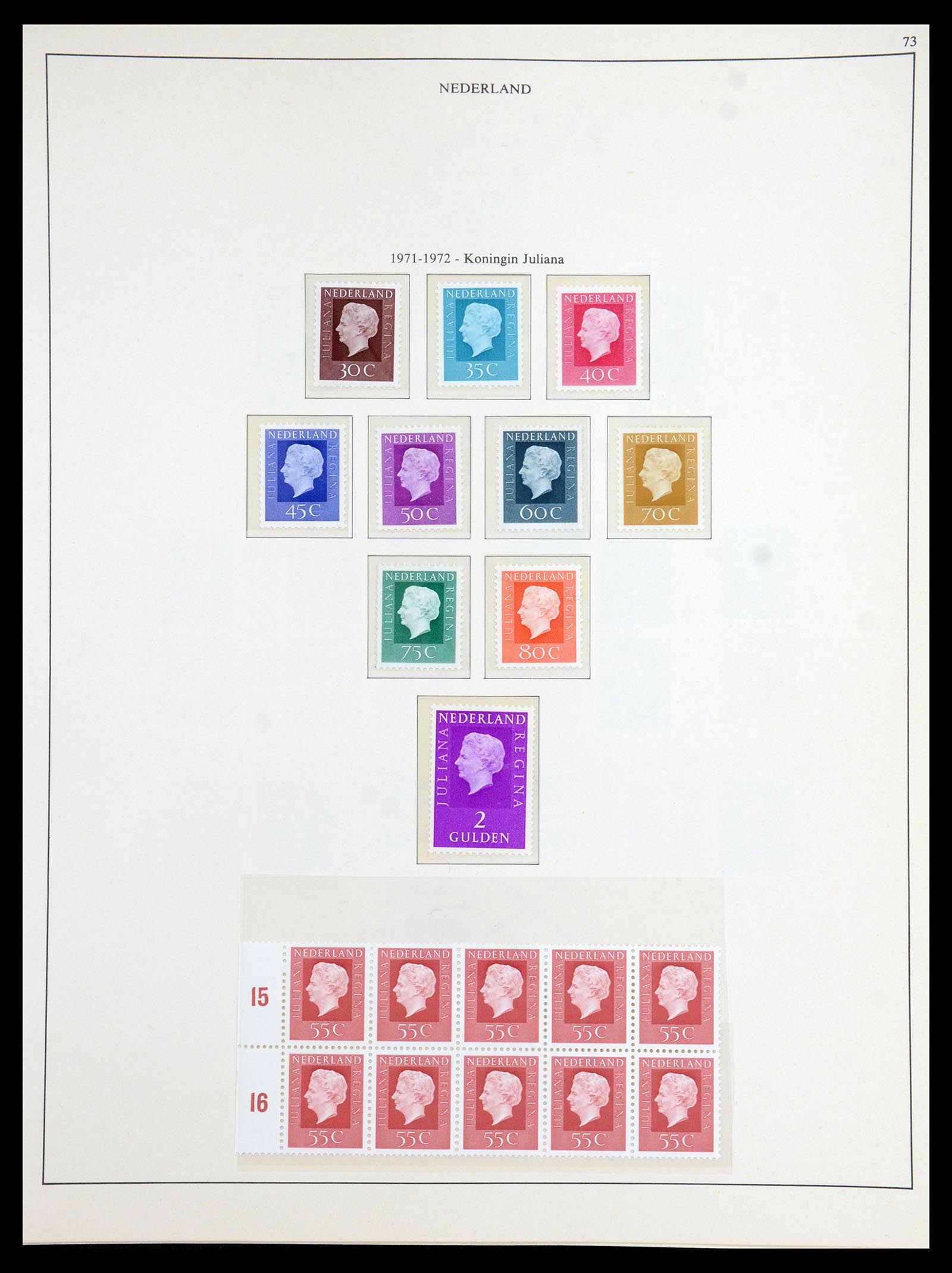 35894 053 - Postzegelverzameling 35894 Nederland 1947-1986.