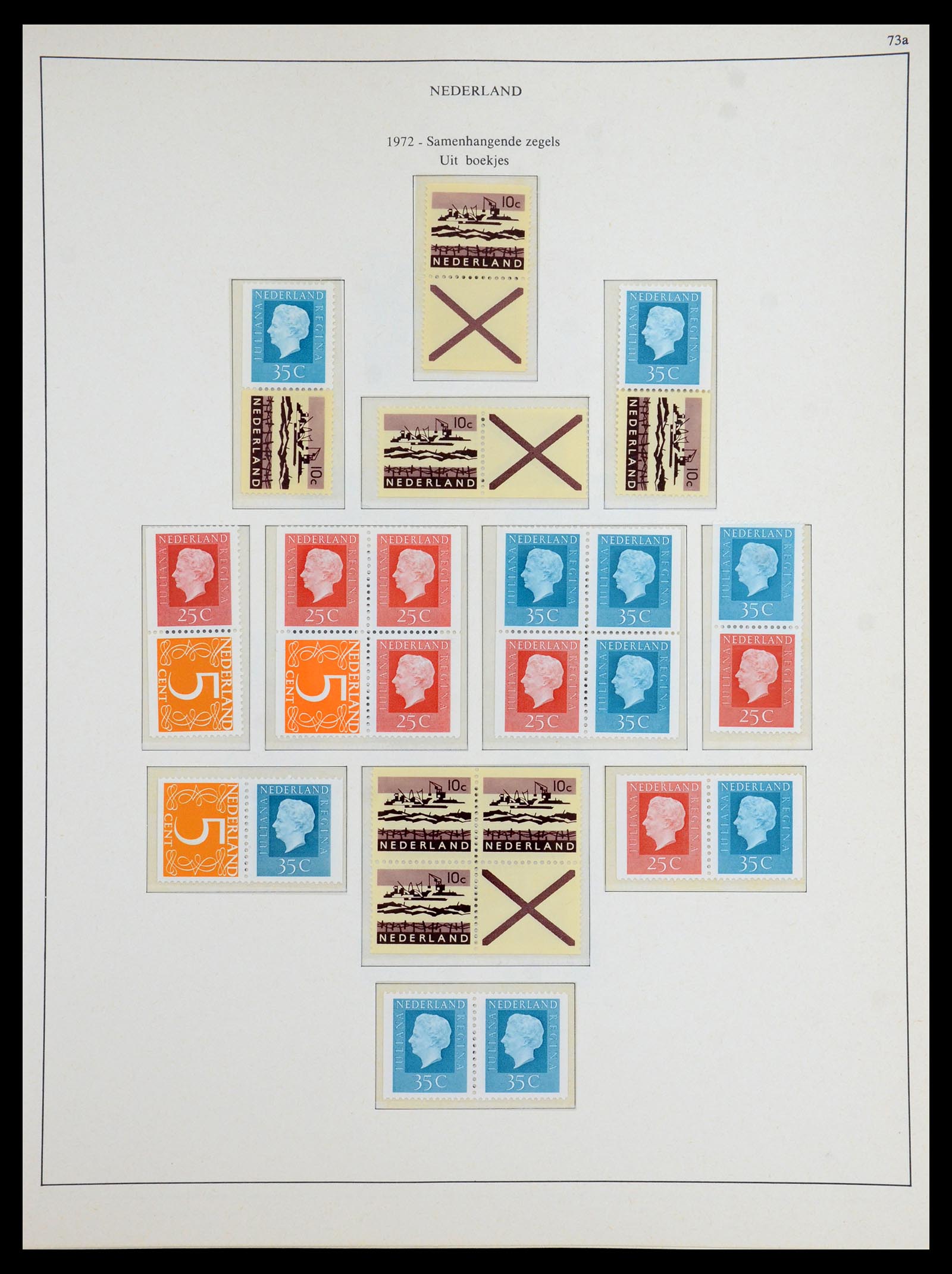 35894 054 - Postzegelverzameling 35894 Nederland 1947-1986.