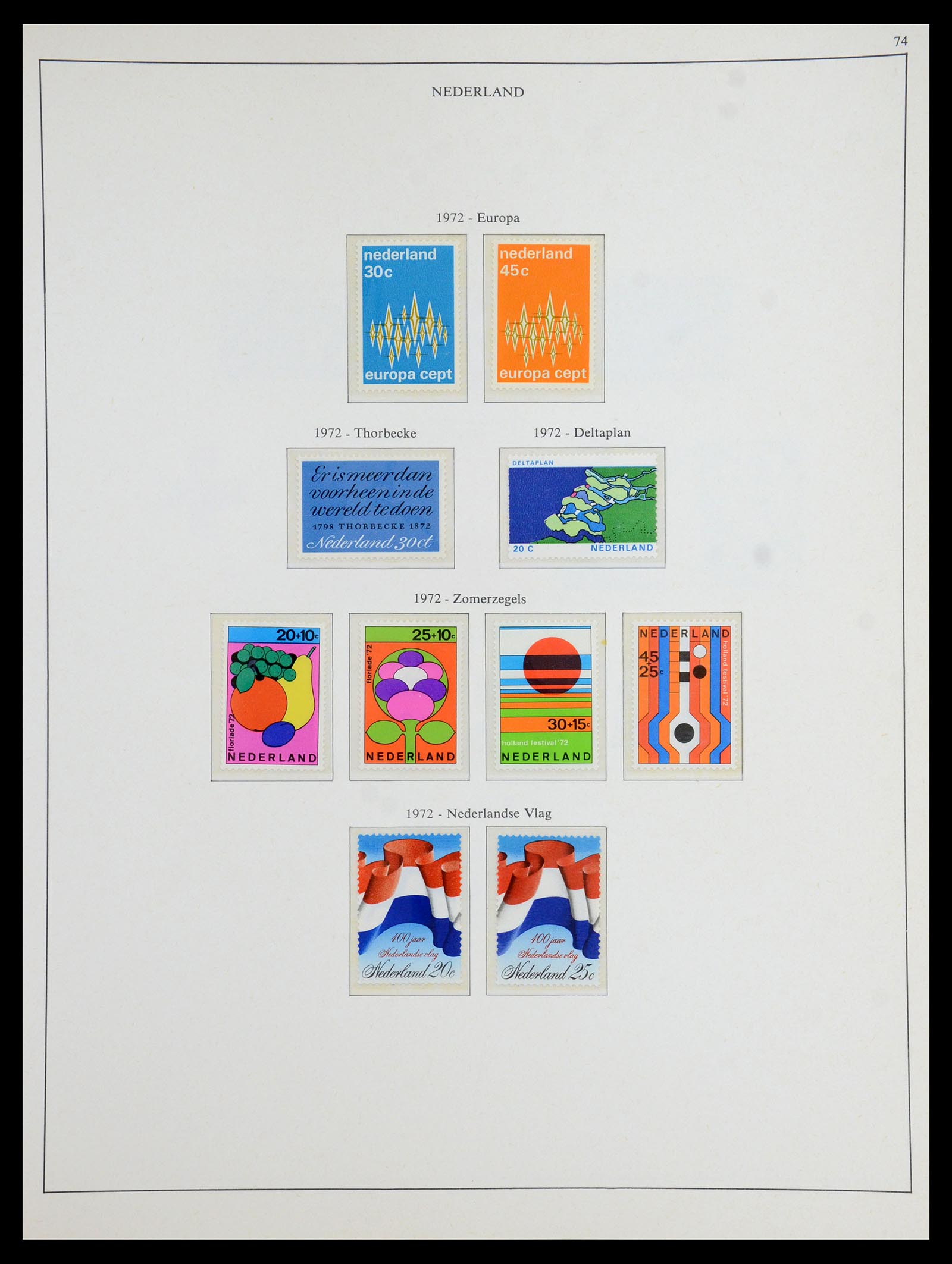 35894 055 - Postzegelverzameling 35894 Nederland 1947-1986.