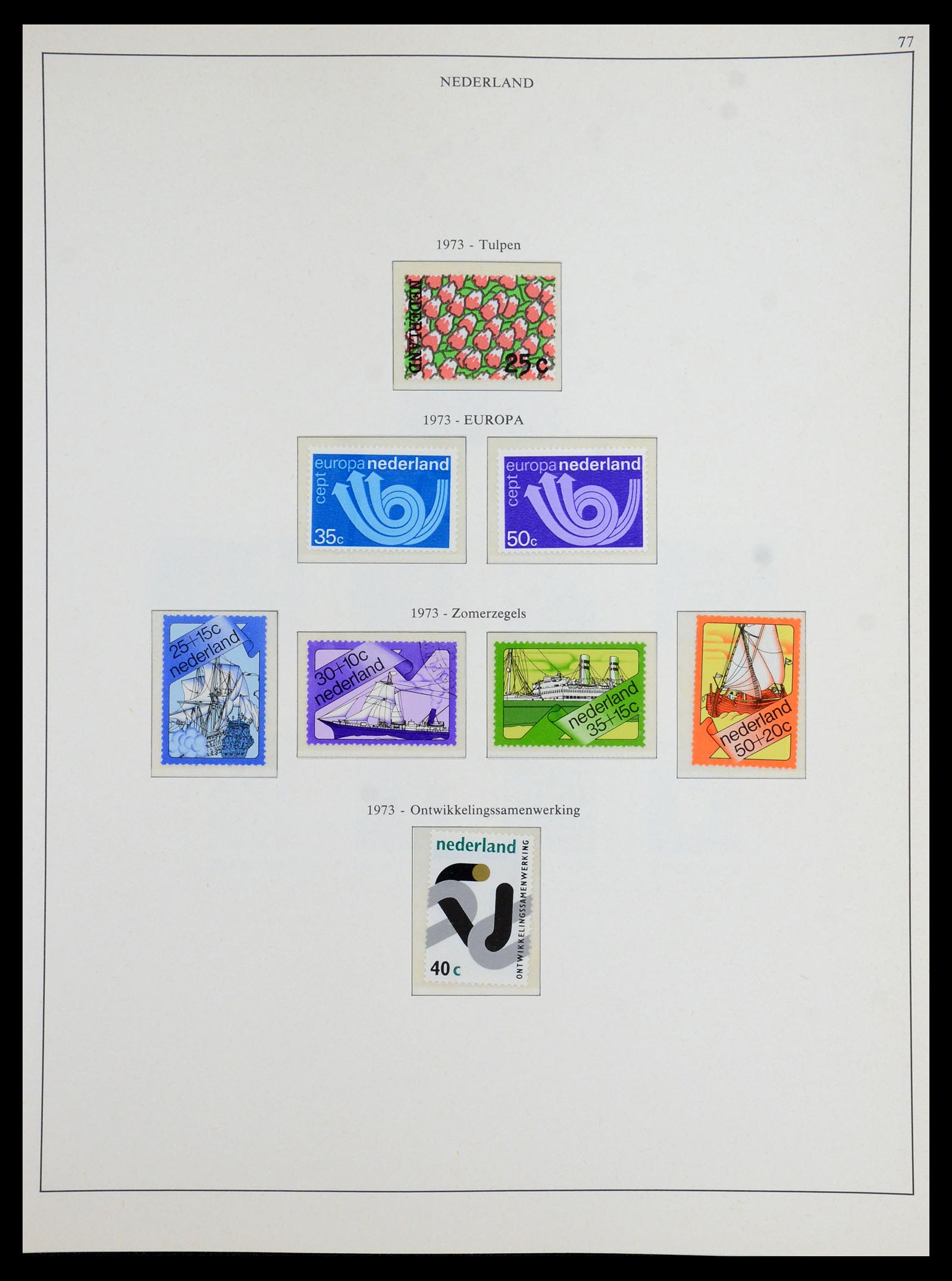 35894 058 - Postzegelverzameling 35894 Nederland 1947-1986.