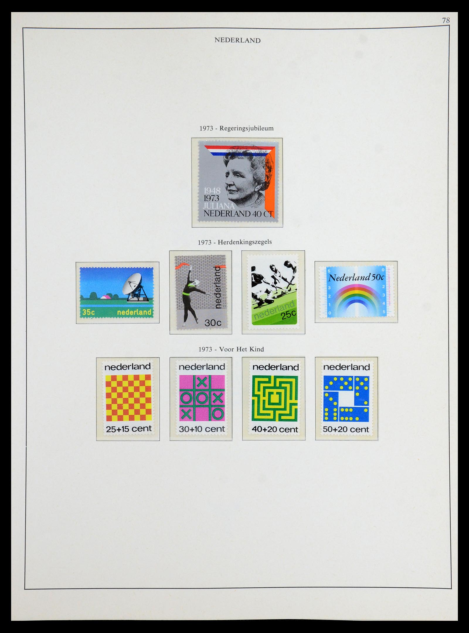 35894 059 - Postzegelverzameling 35894 Nederland 1947-1986.
