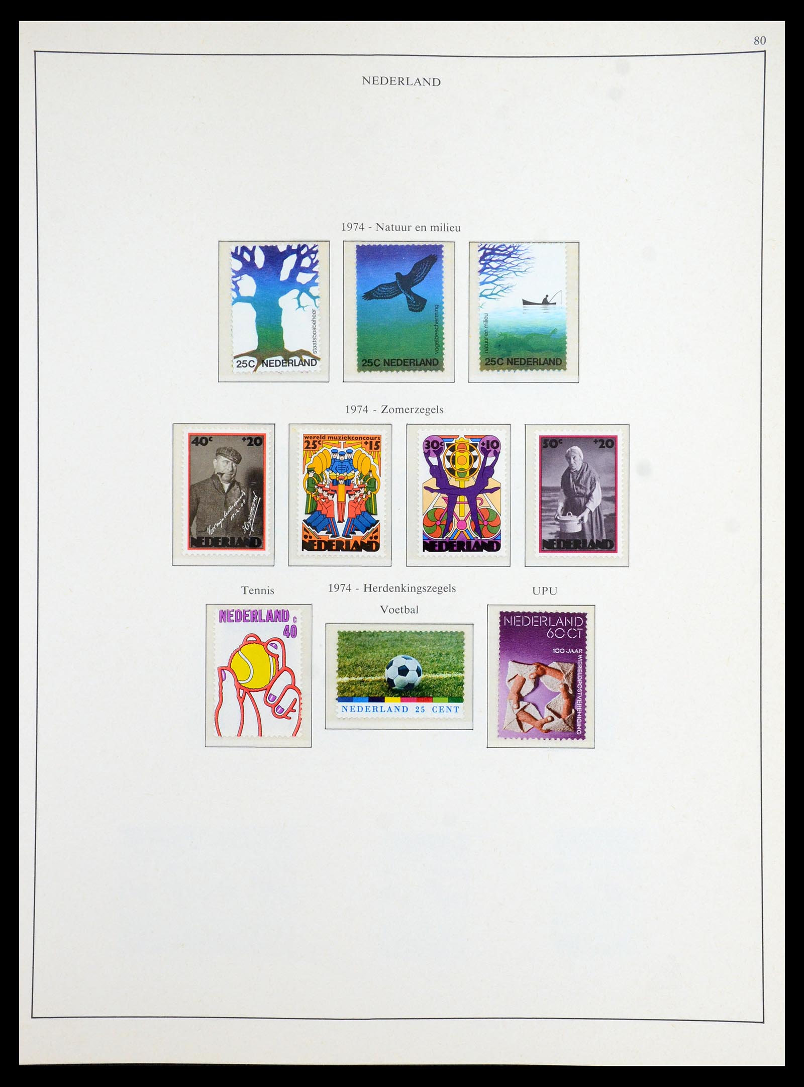 35894 061 - Postzegelverzameling 35894 Nederland 1947-1986.
