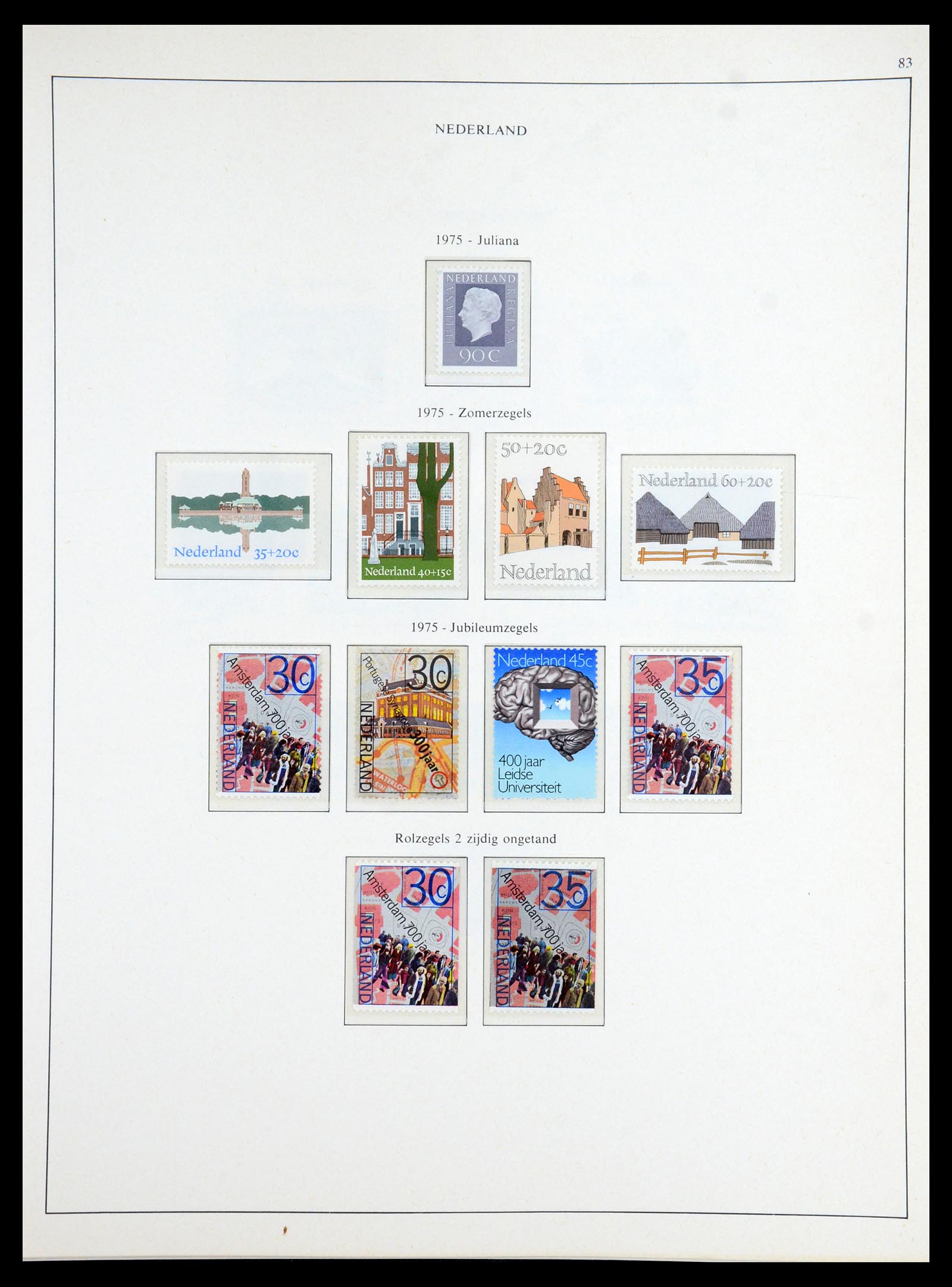 35894 066 - Postzegelverzameling 35894 Nederland 1947-1986.