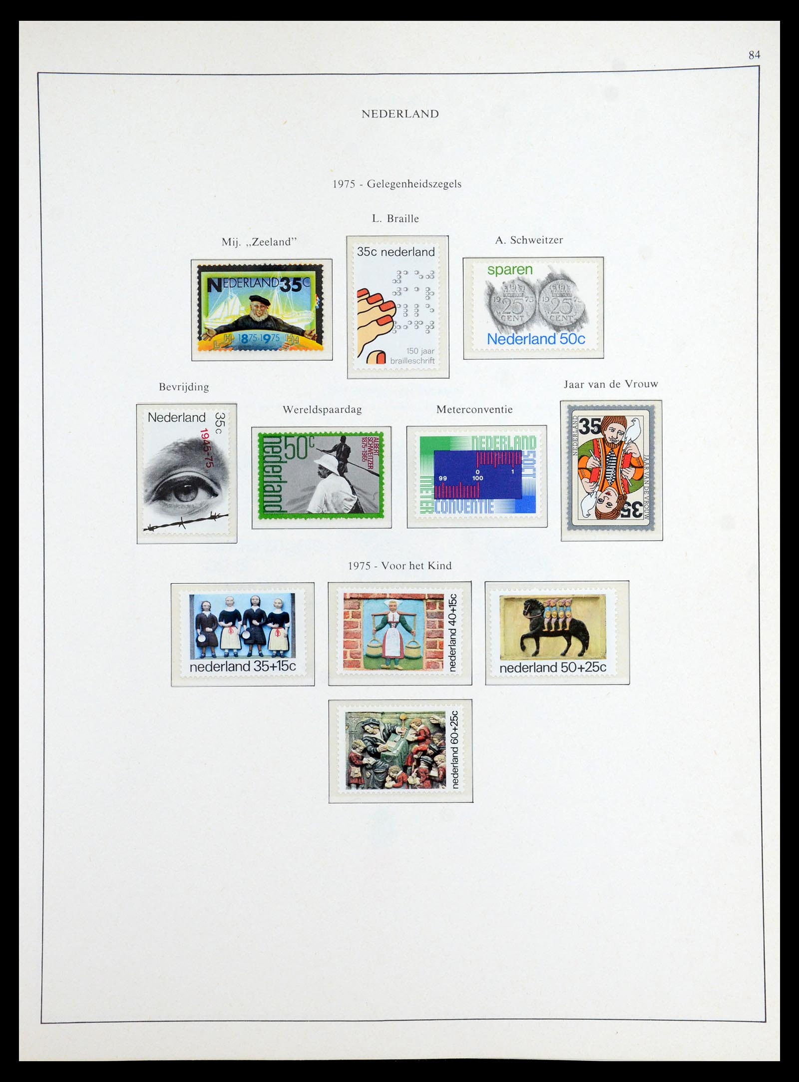 35894 067 - Postzegelverzameling 35894 Nederland 1947-1986.