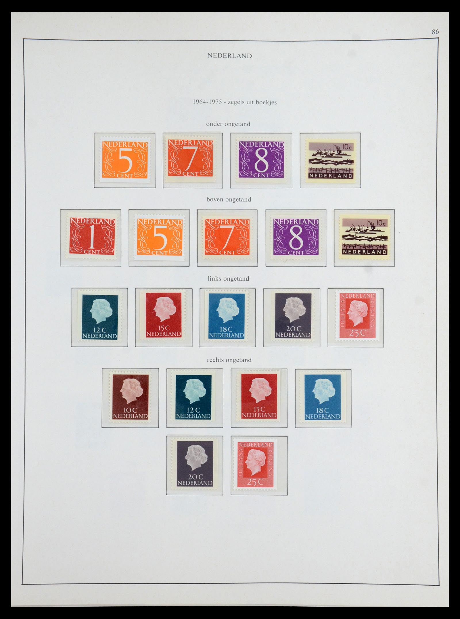 35894 069 - Postzegelverzameling 35894 Nederland 1947-1986.
