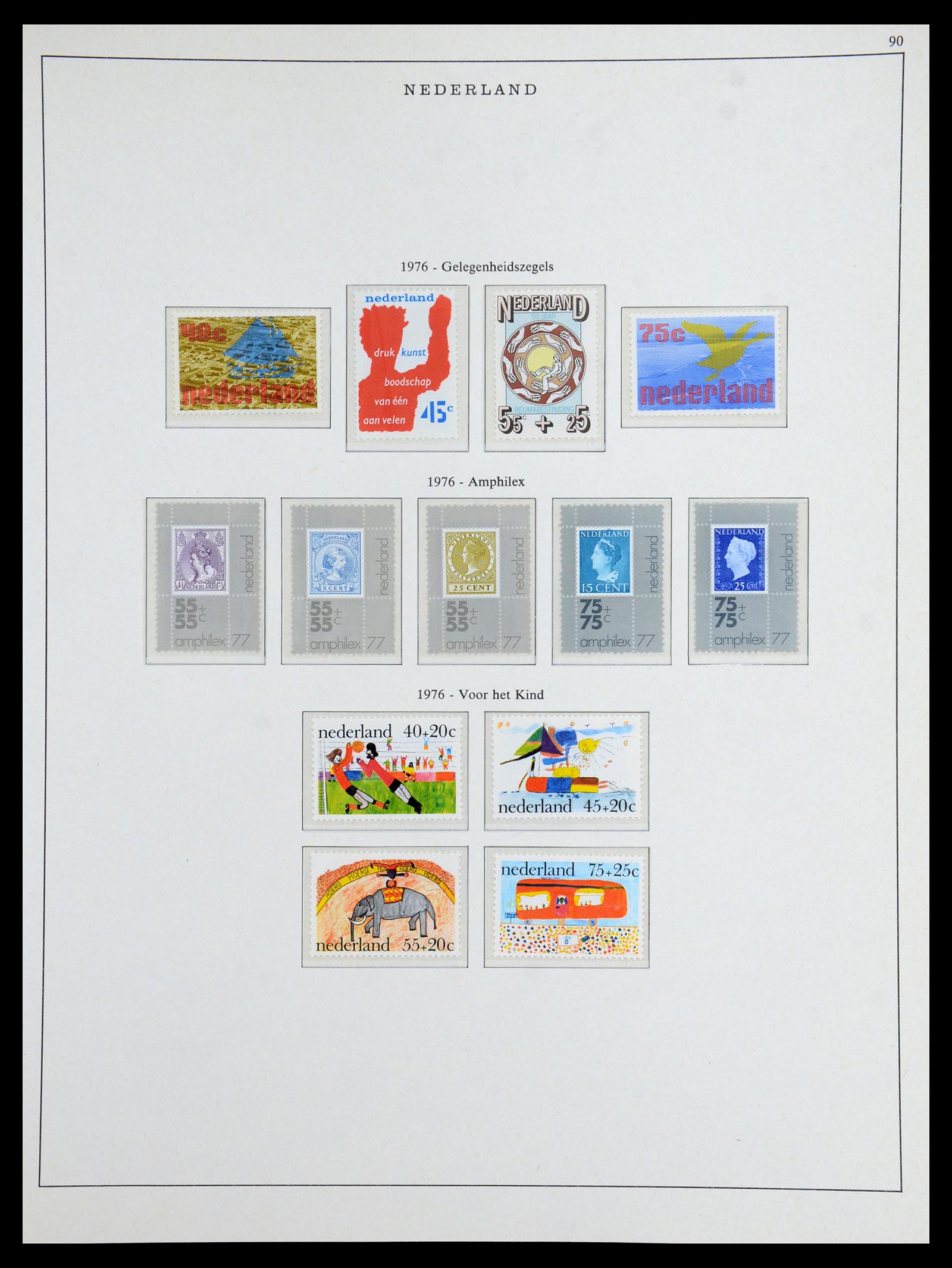 35894 074 - Postzegelverzameling 35894 Nederland 1947-1986.