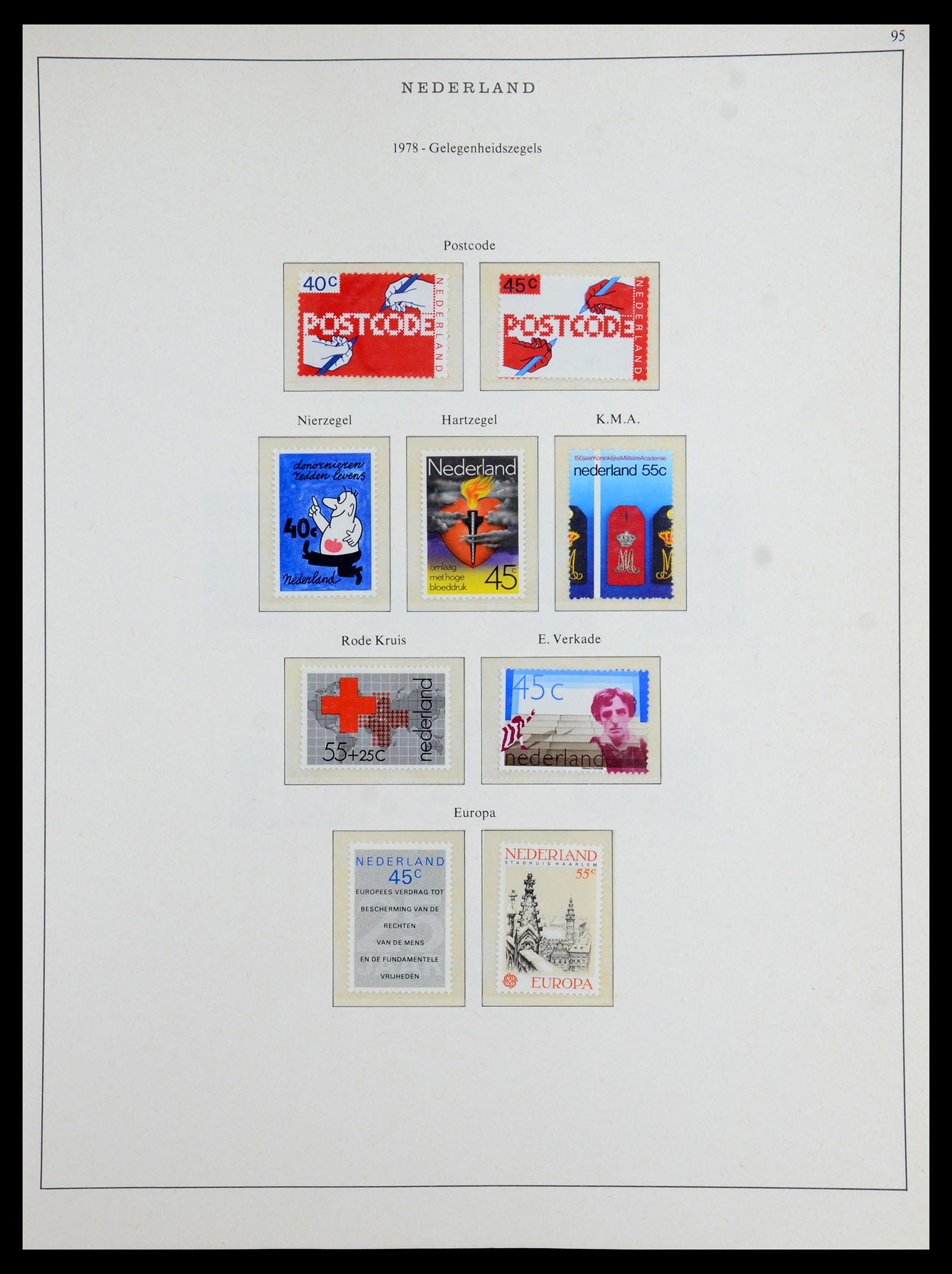 35894 081 - Postzegelverzameling 35894 Nederland 1947-1986.