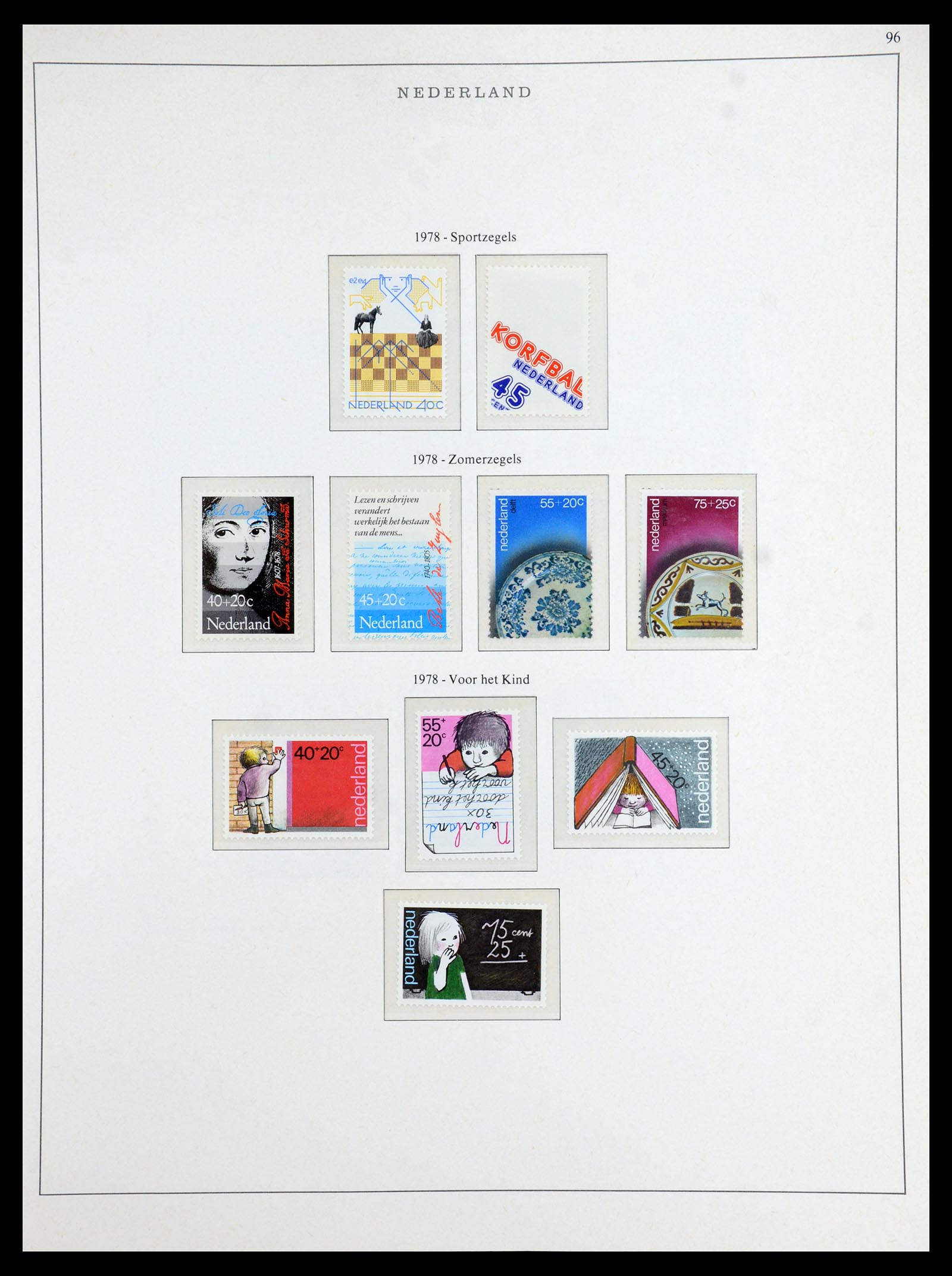 35894 082 - Postzegelverzameling 35894 Nederland 1947-1986.