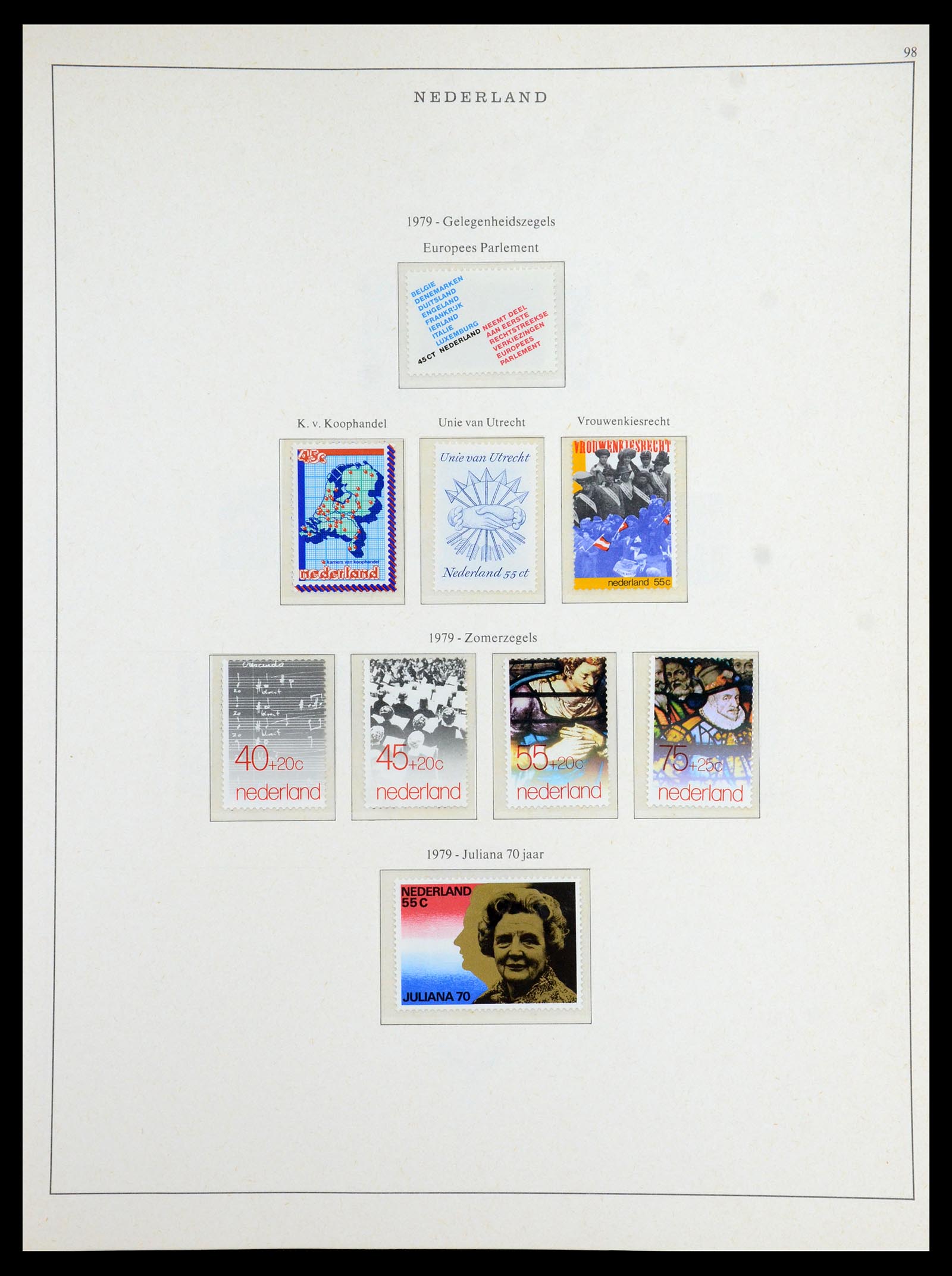35894 084 - Postzegelverzameling 35894 Nederland 1947-1986.