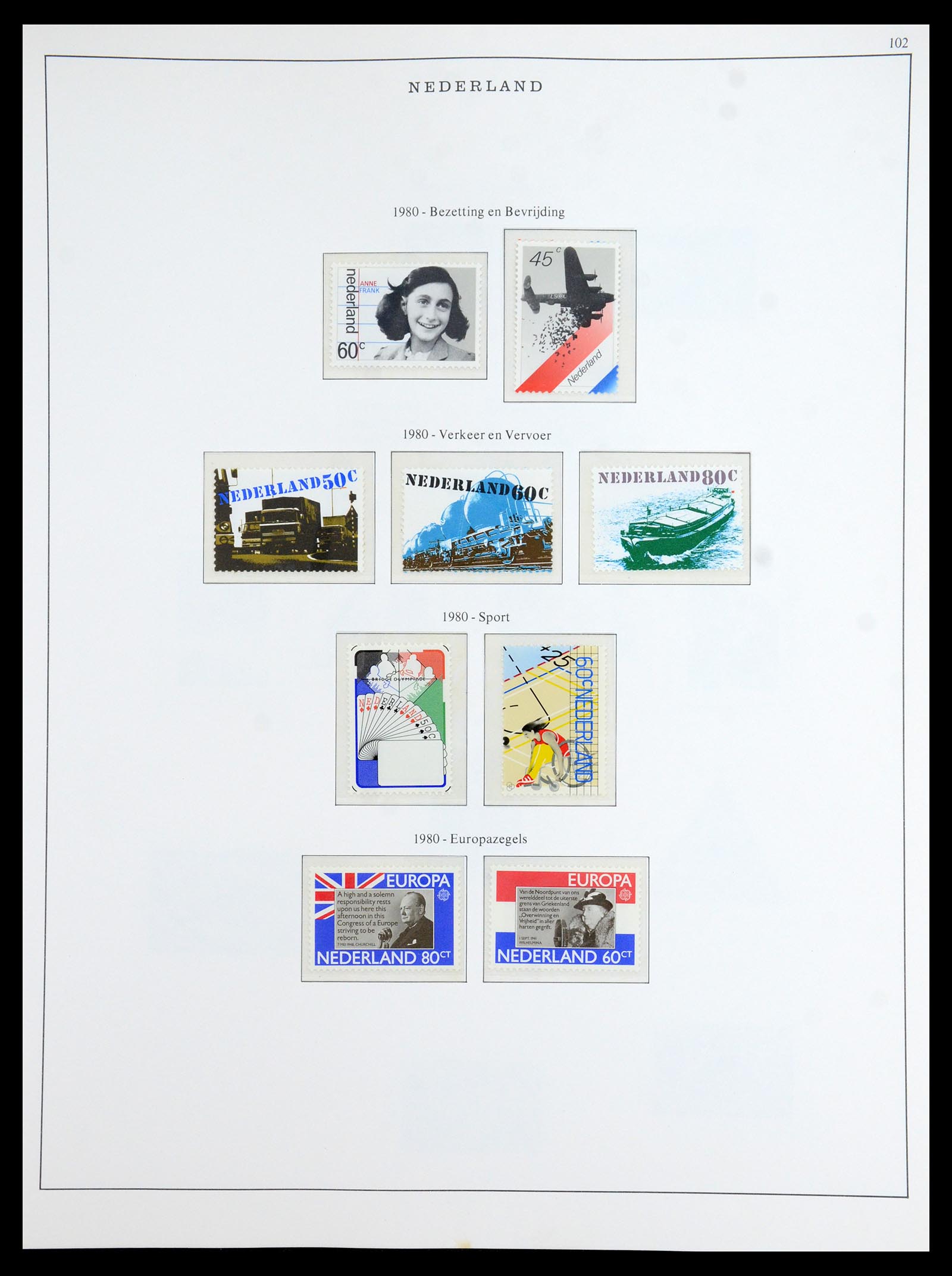 35894 087 - Postzegelverzameling 35894 Nederland 1947-1986.
