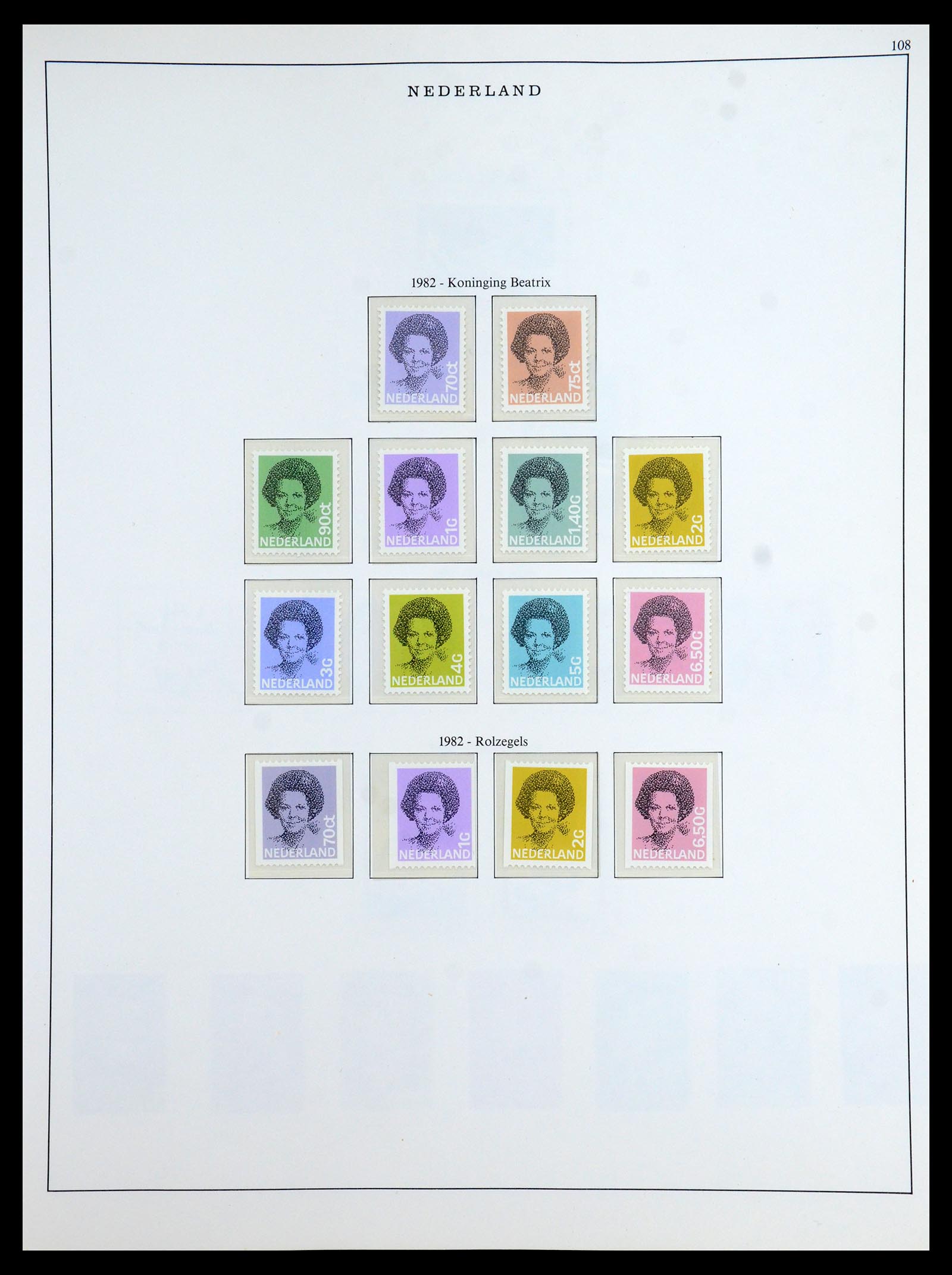 35894 093 - Postzegelverzameling 35894 Nederland 1947-1986.