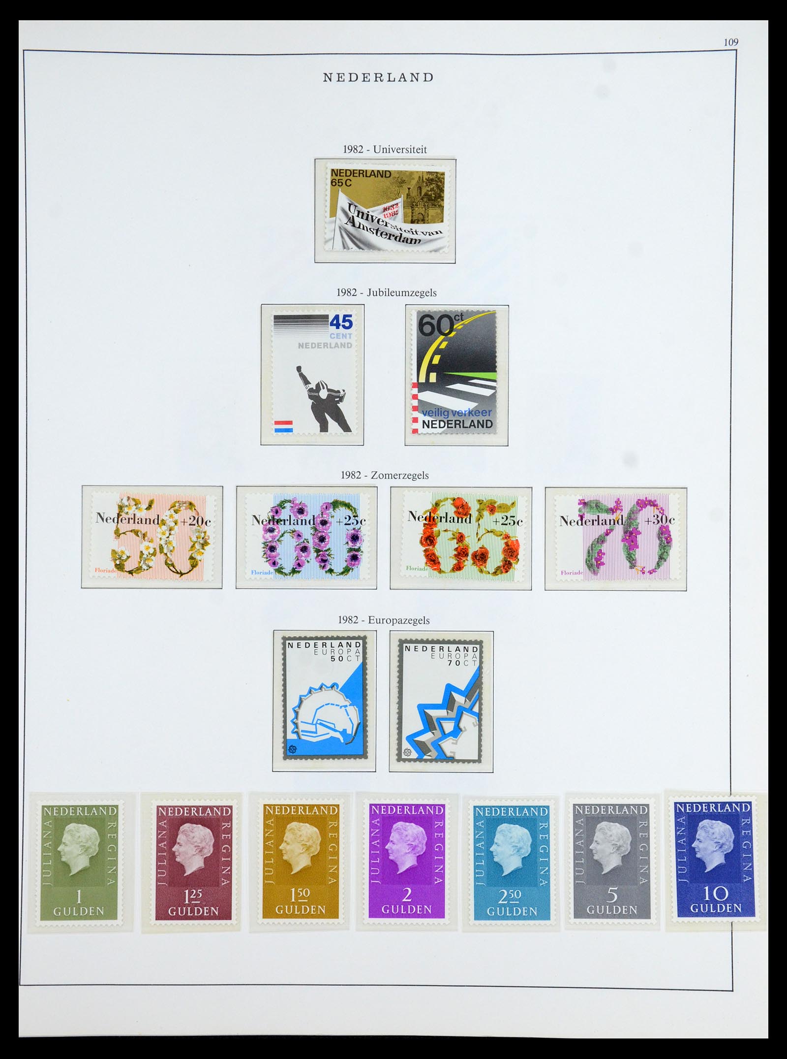35894 094 - Postzegelverzameling 35894 Nederland 1947-1986.