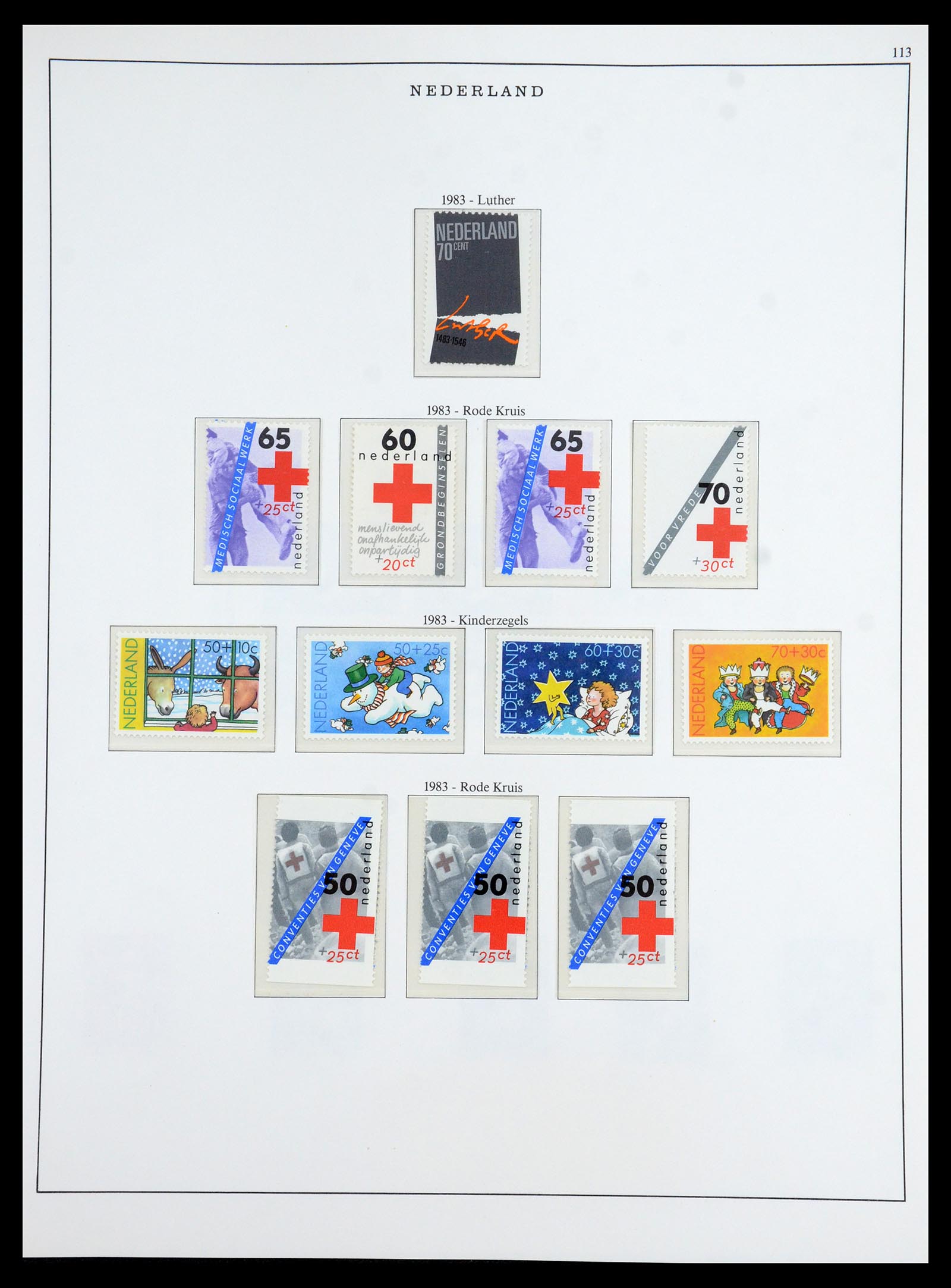 35894 098 - Postzegelverzameling 35894 Nederland 1947-1986.