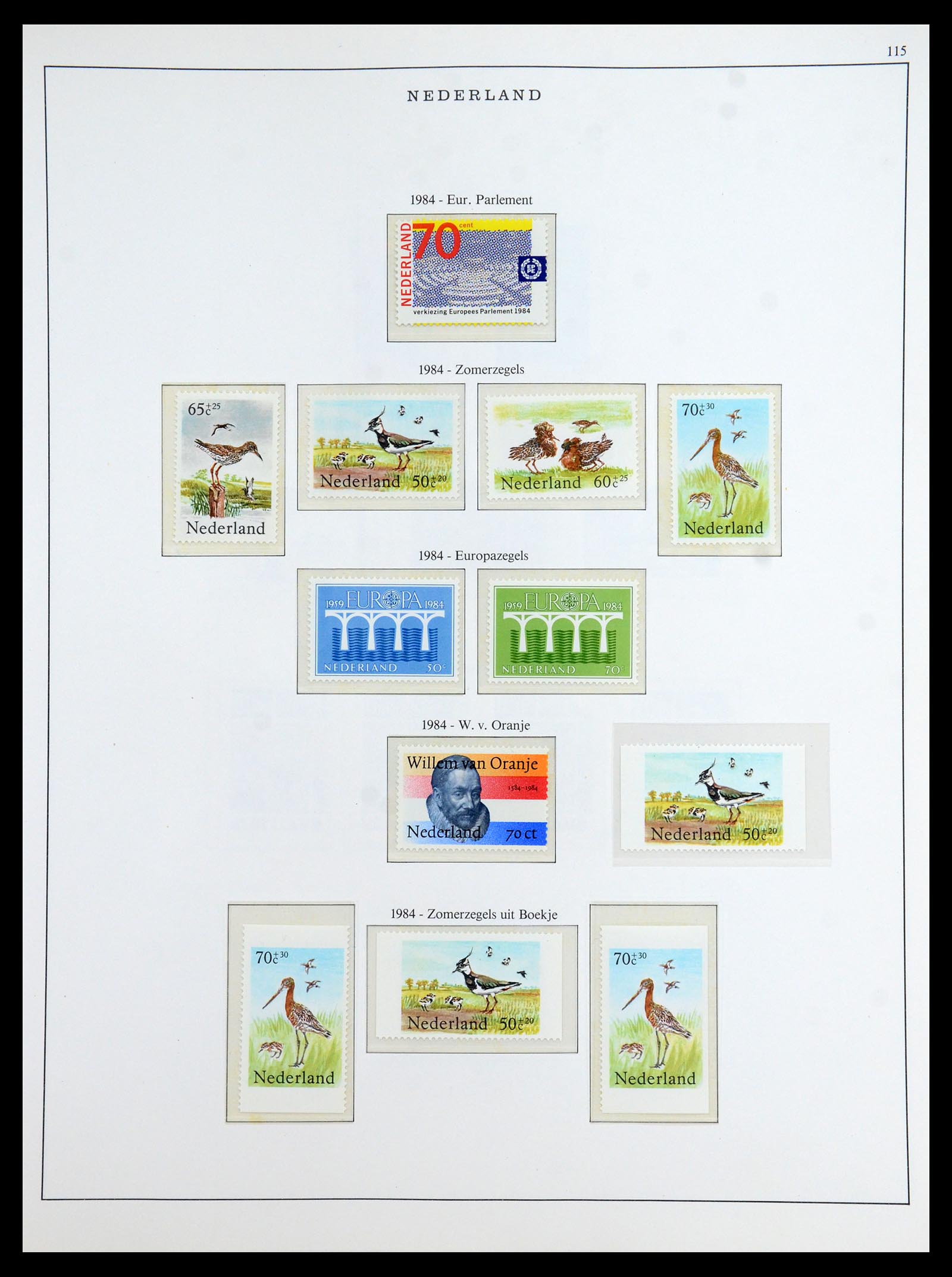 35894 100 - Postzegelverzameling 35894 Nederland 1947-1986.