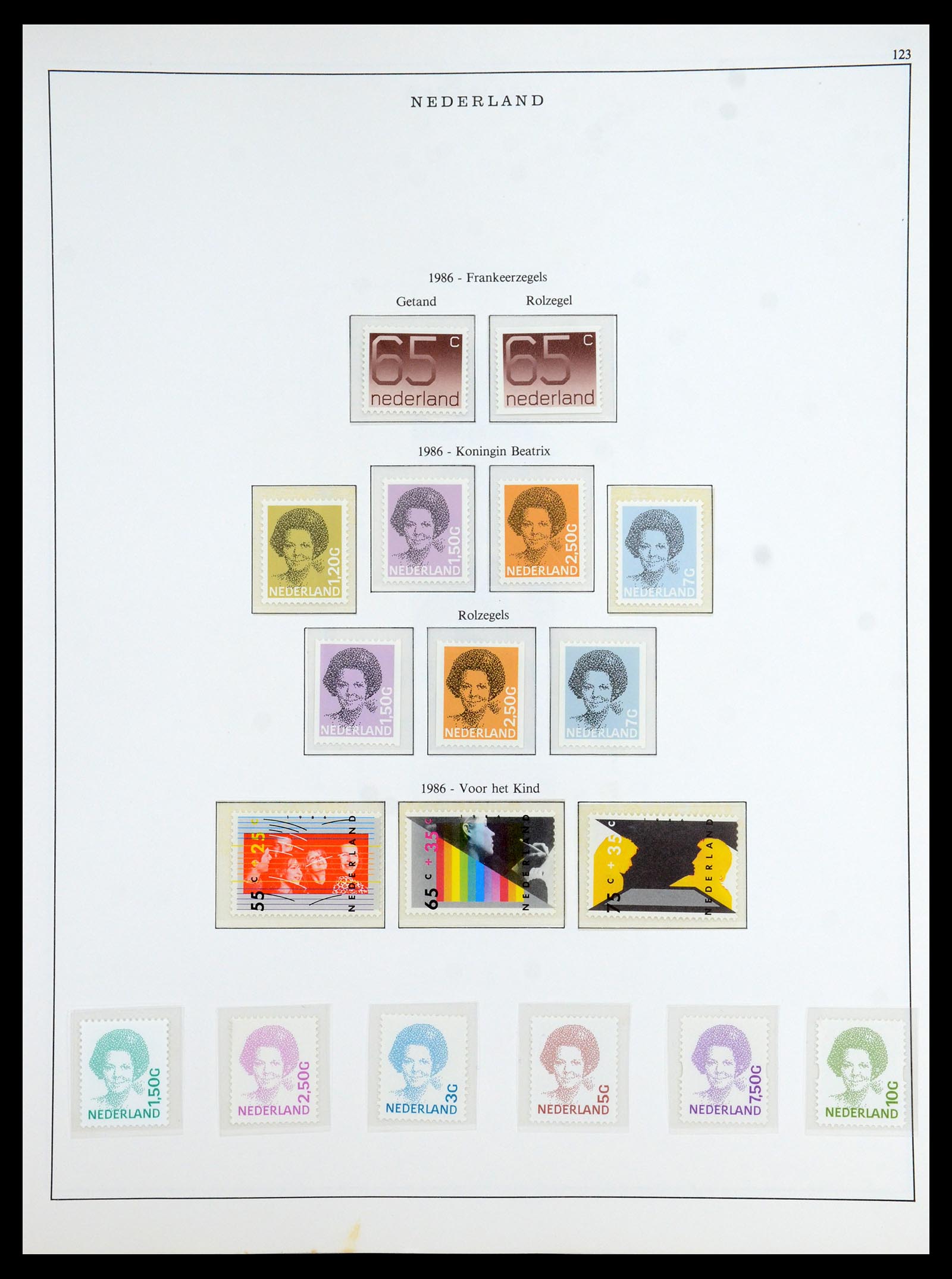 35894 108 - Postzegelverzameling 35894 Nederland 1947-1986.