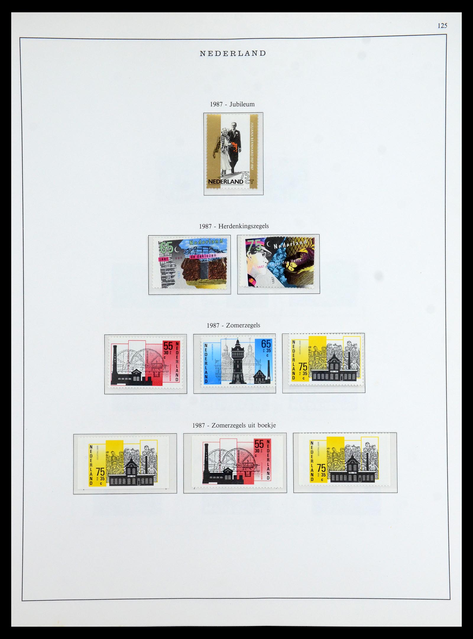 35894 110 - Postzegelverzameling 35894 Nederland 1947-1986.