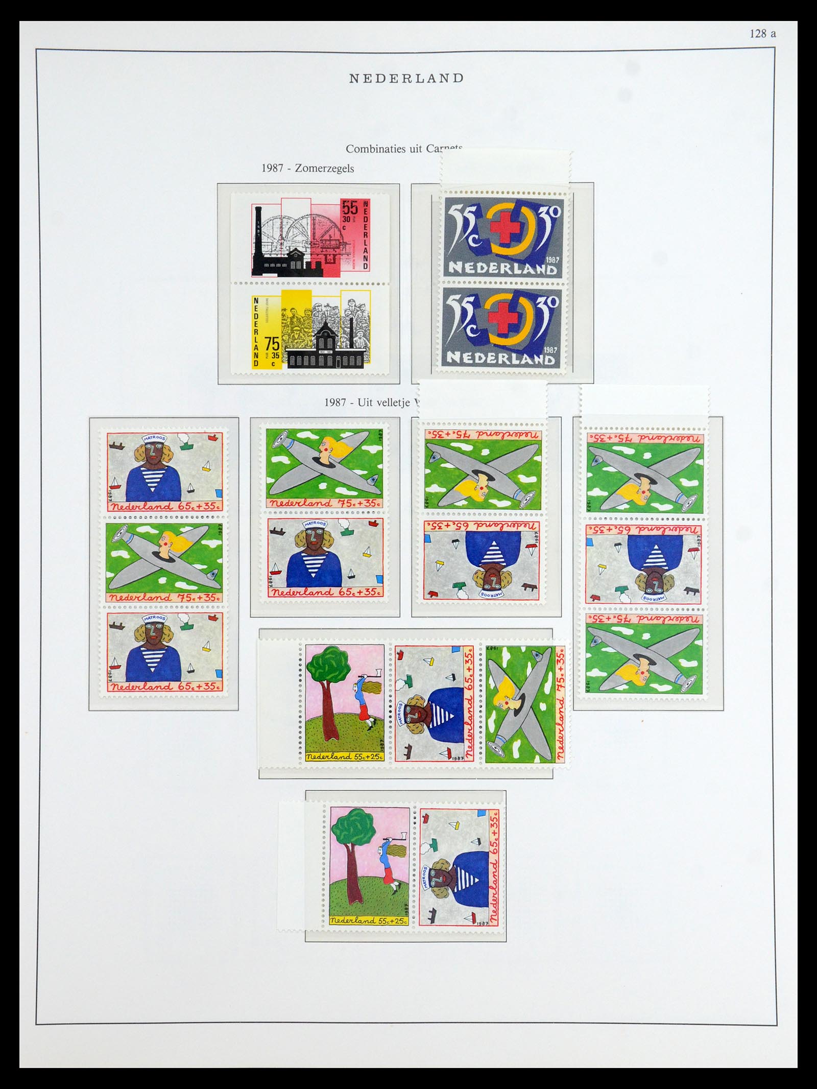 35894 115 - Postzegelverzameling 35894 Nederland 1947-1986.