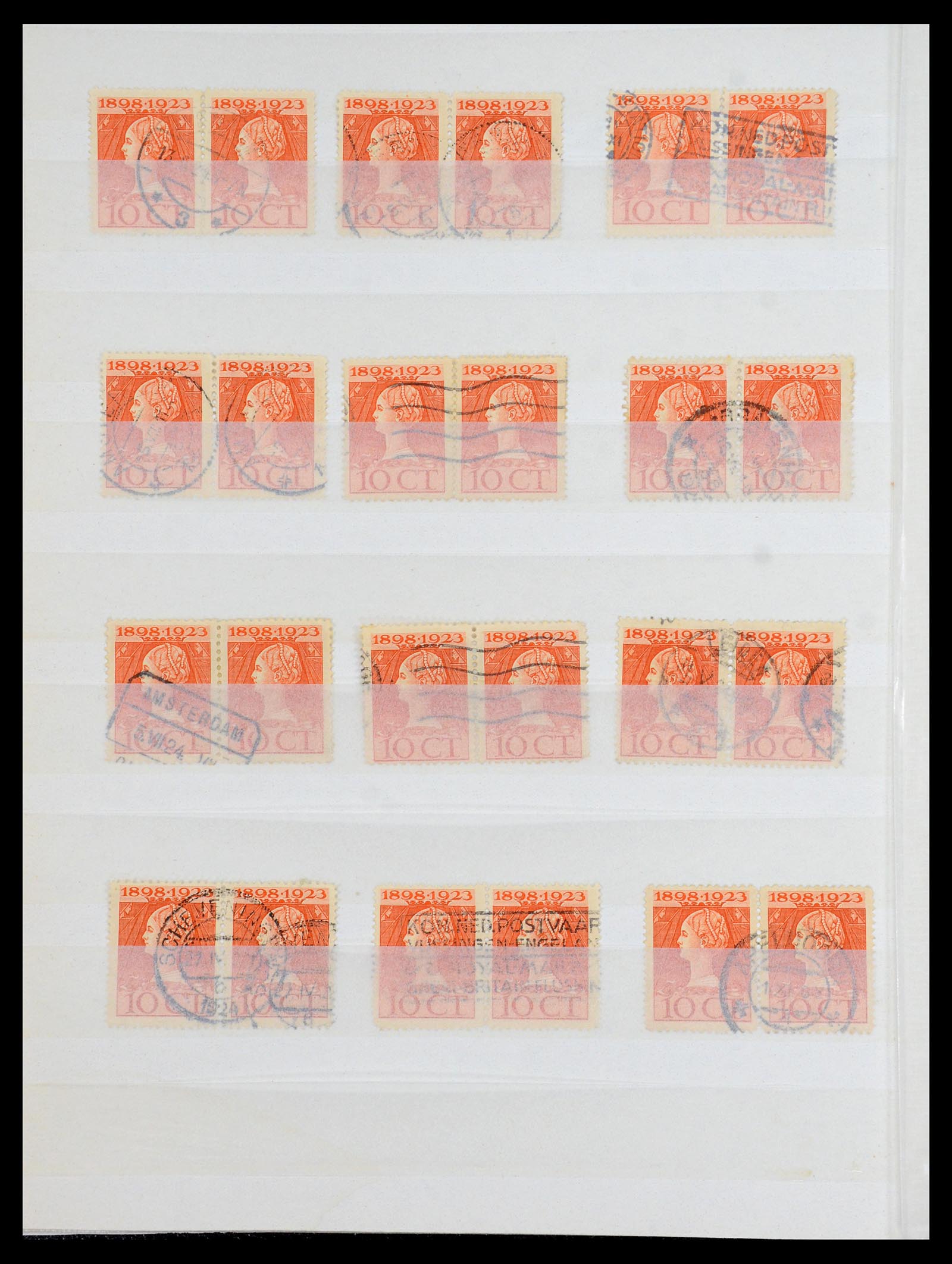 35895 008 - Postzegelverzameling 35895 Nederland emissie 1923.