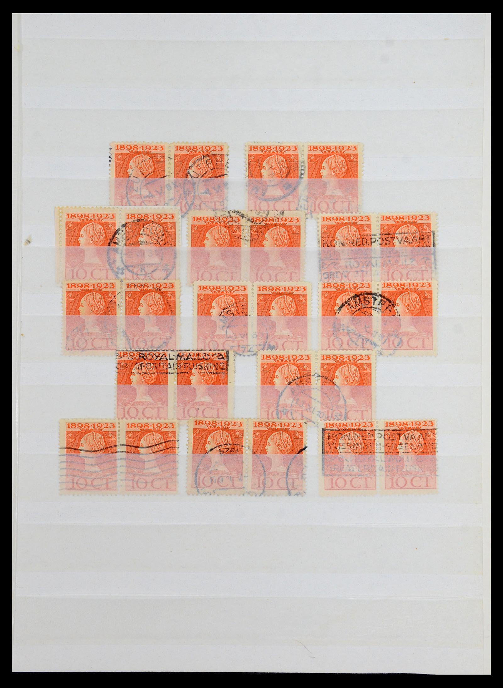 35895 009 - Postzegelverzameling 35895 Nederland emissie 1923.