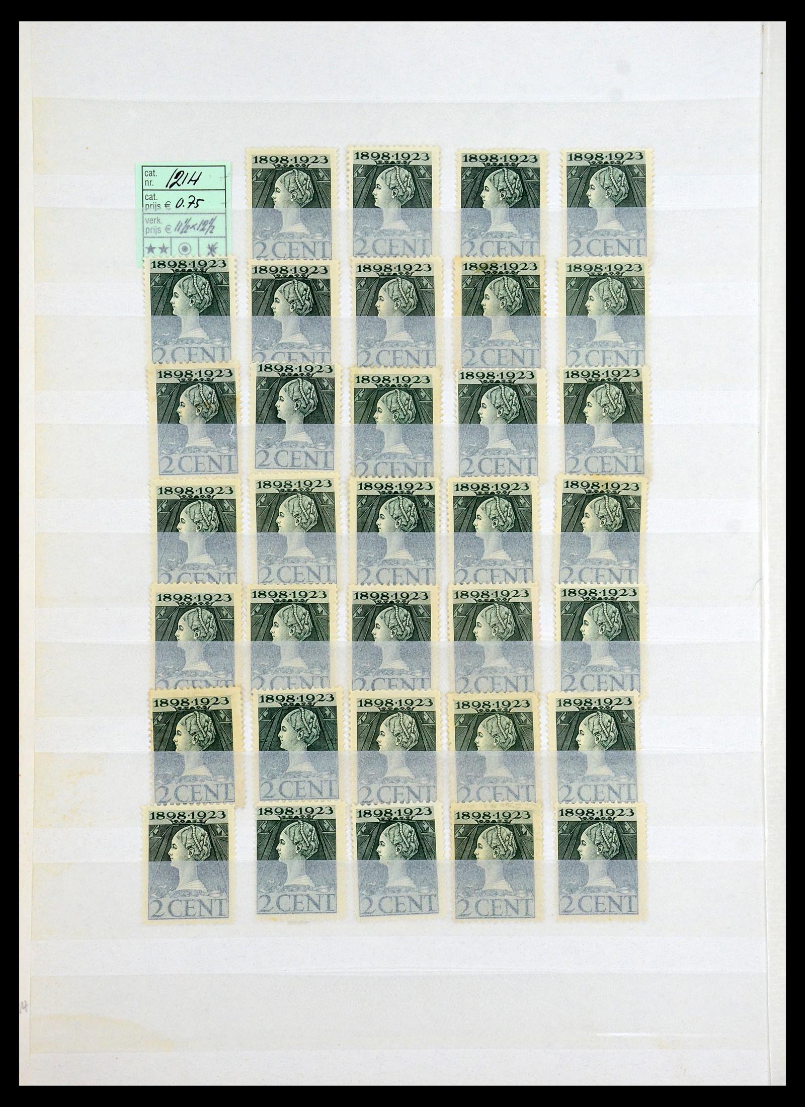 35895 018 - Postzegelverzameling 35895 Nederland emissie 1923.