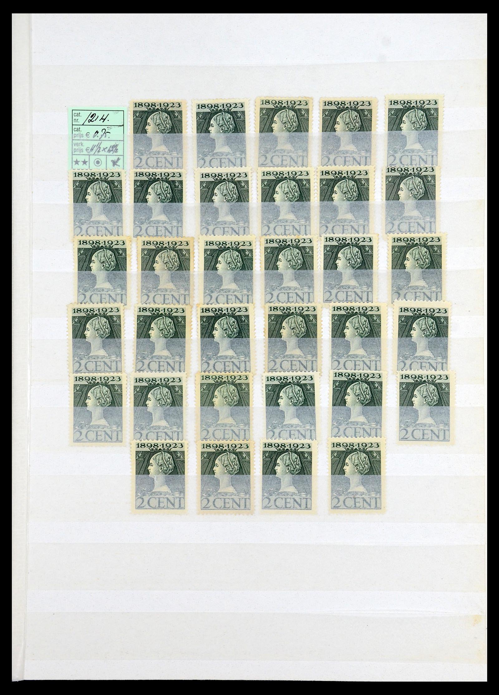 35895 019 - Postzegelverzameling 35895 Nederland emissie 1923.