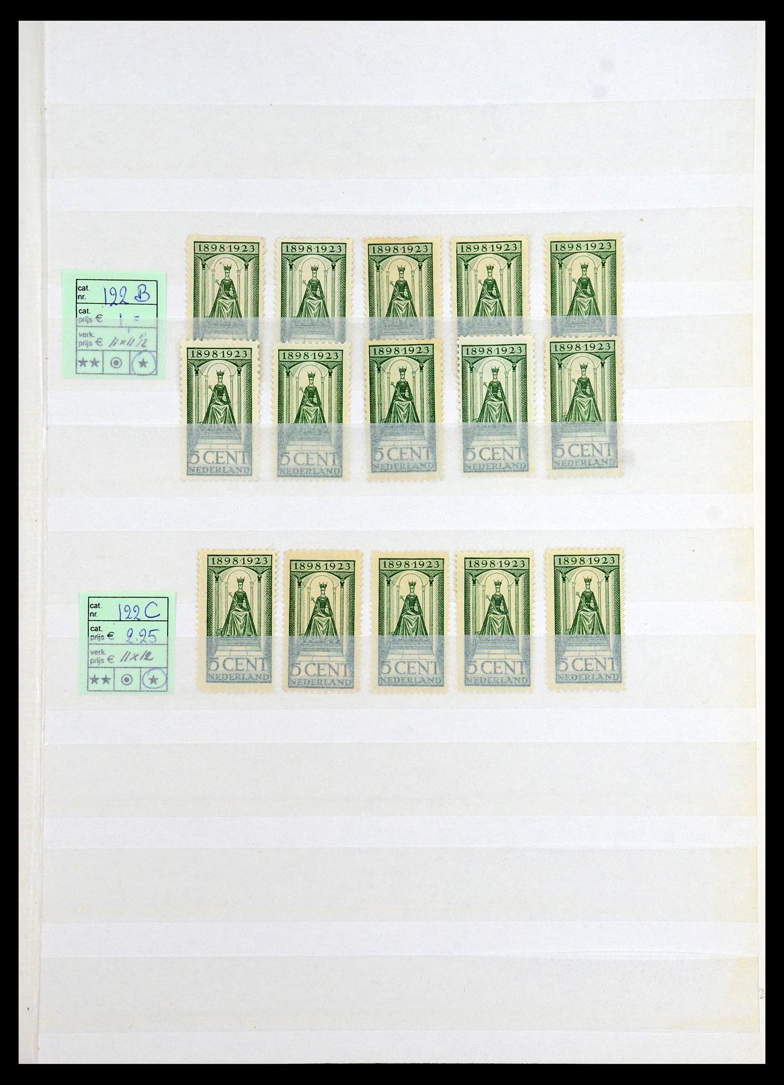 35895 020 - Postzegelverzameling 35895 Nederland emissie 1923.