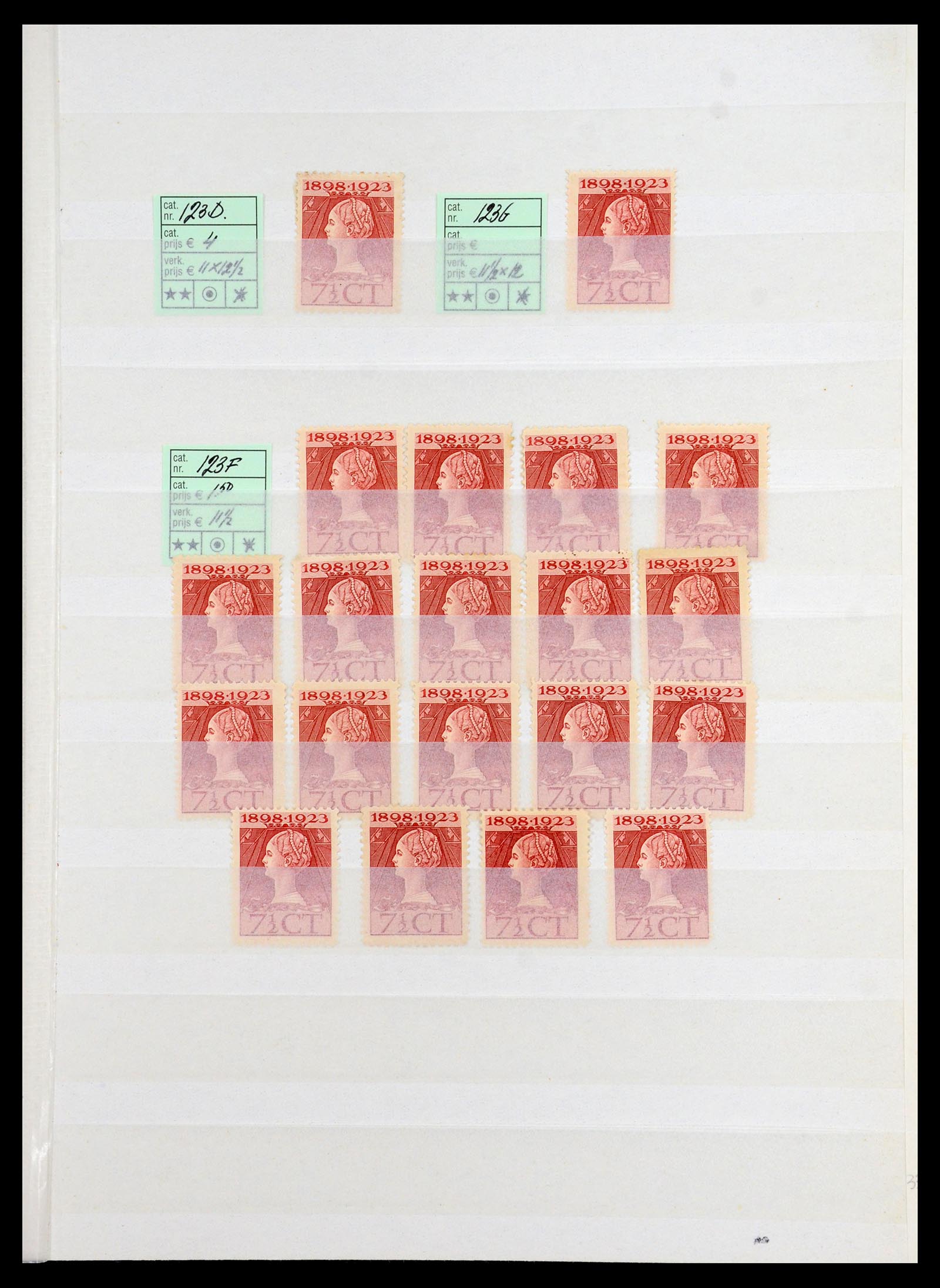 35895 024 - Postzegelverzameling 35895 Nederland emissie 1923.