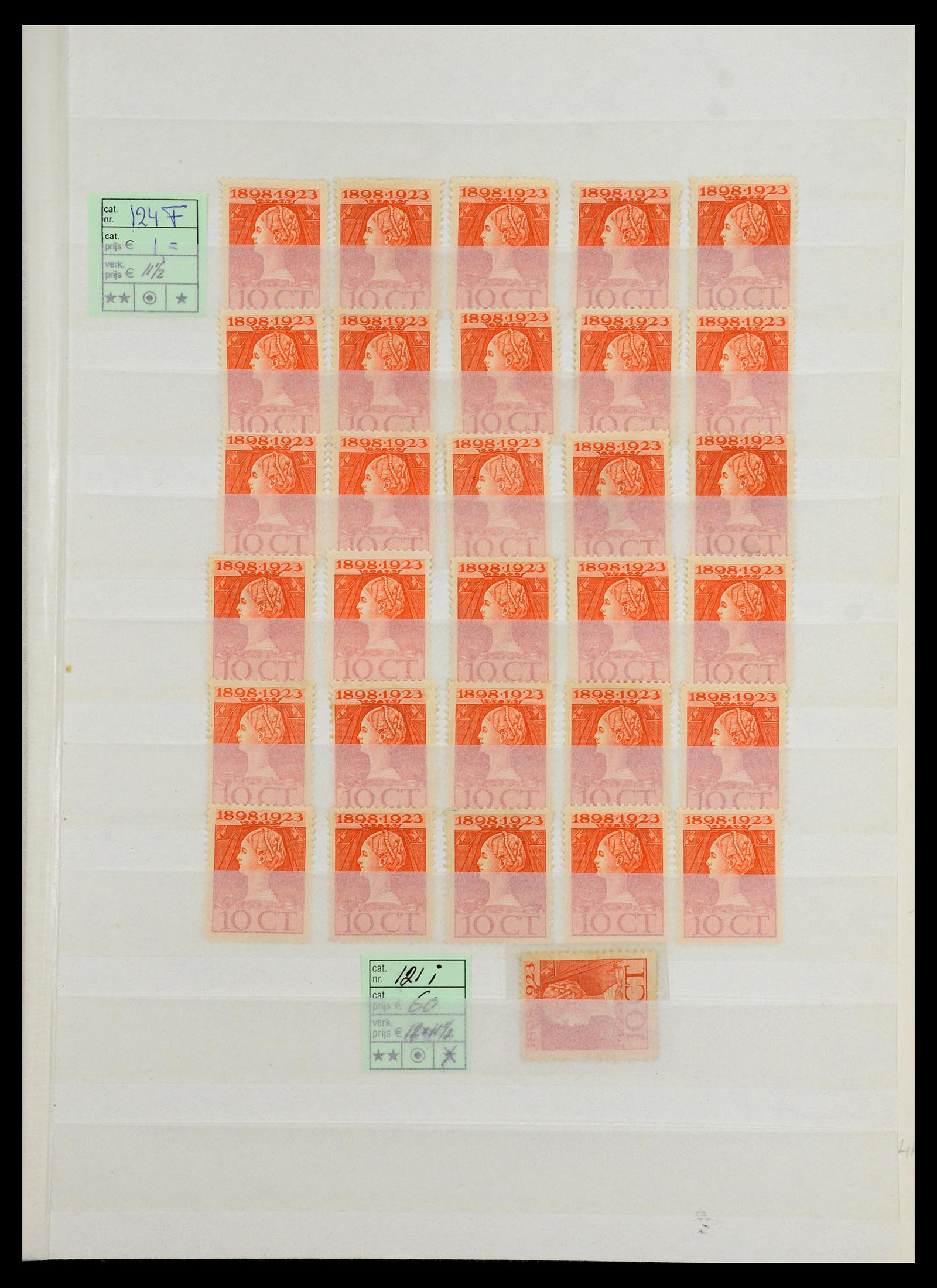 35895 032 - Postzegelverzameling 35895 Nederland emissie 1923.