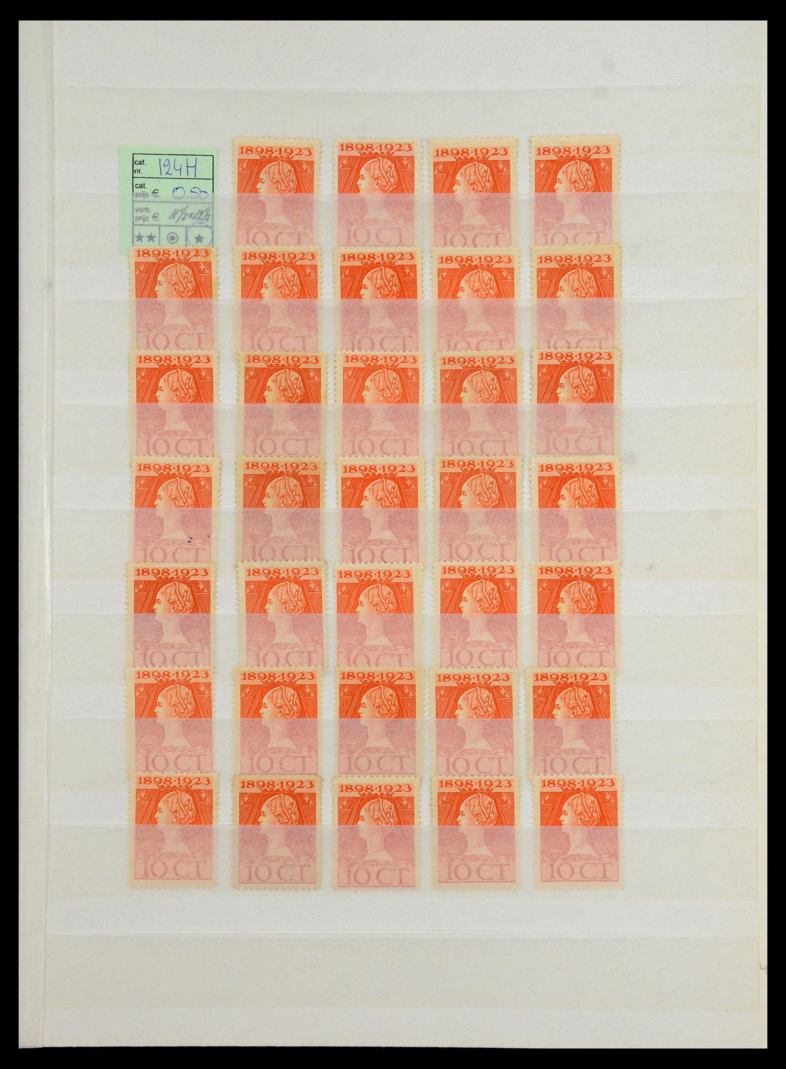 35895 036 - Postzegelverzameling 35895 Nederland emissie 1923.