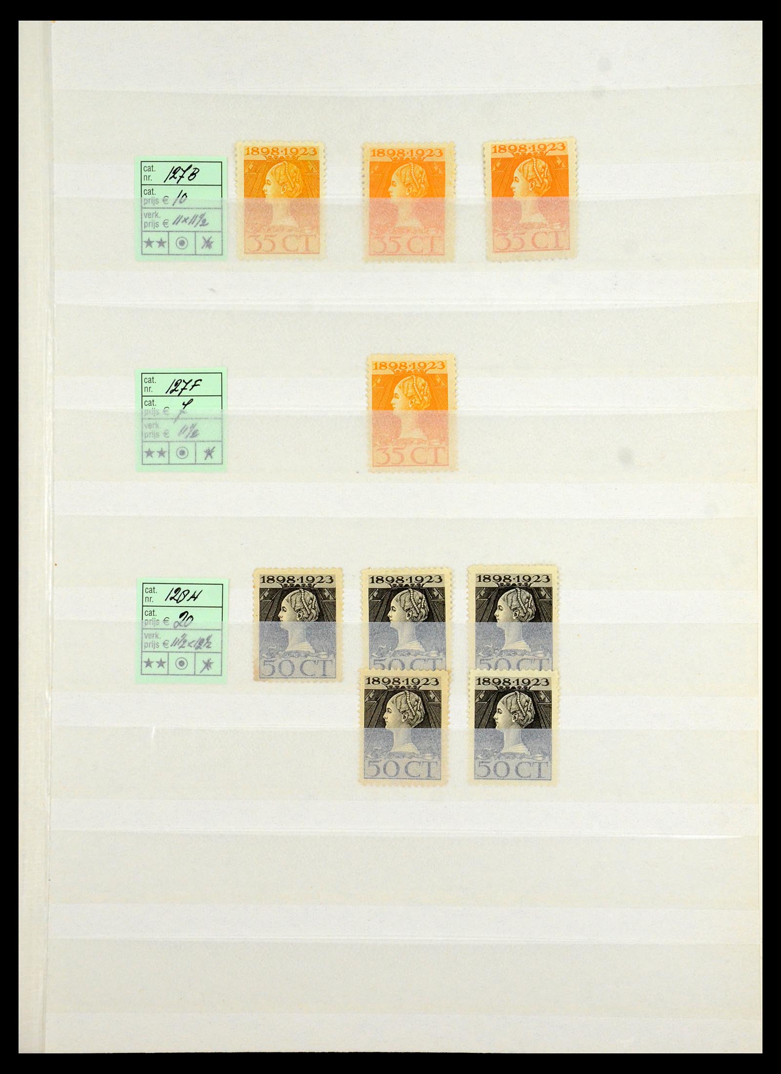 35895 042 - Postzegelverzameling 35895 Nederland emissie 1923.