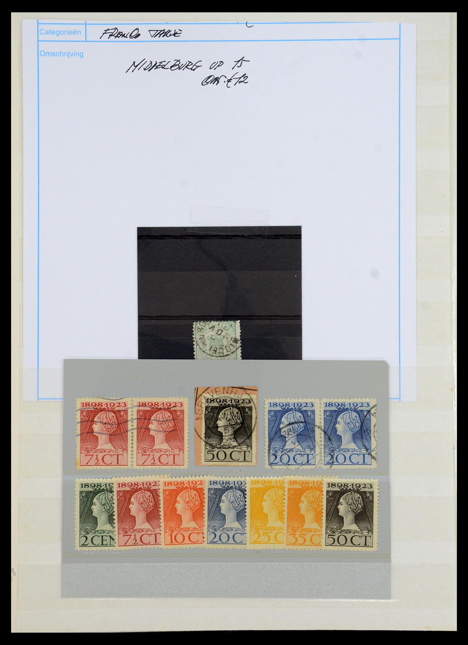 35895 049 - Postzegelverzameling 35895 Nederland emissie 1923.