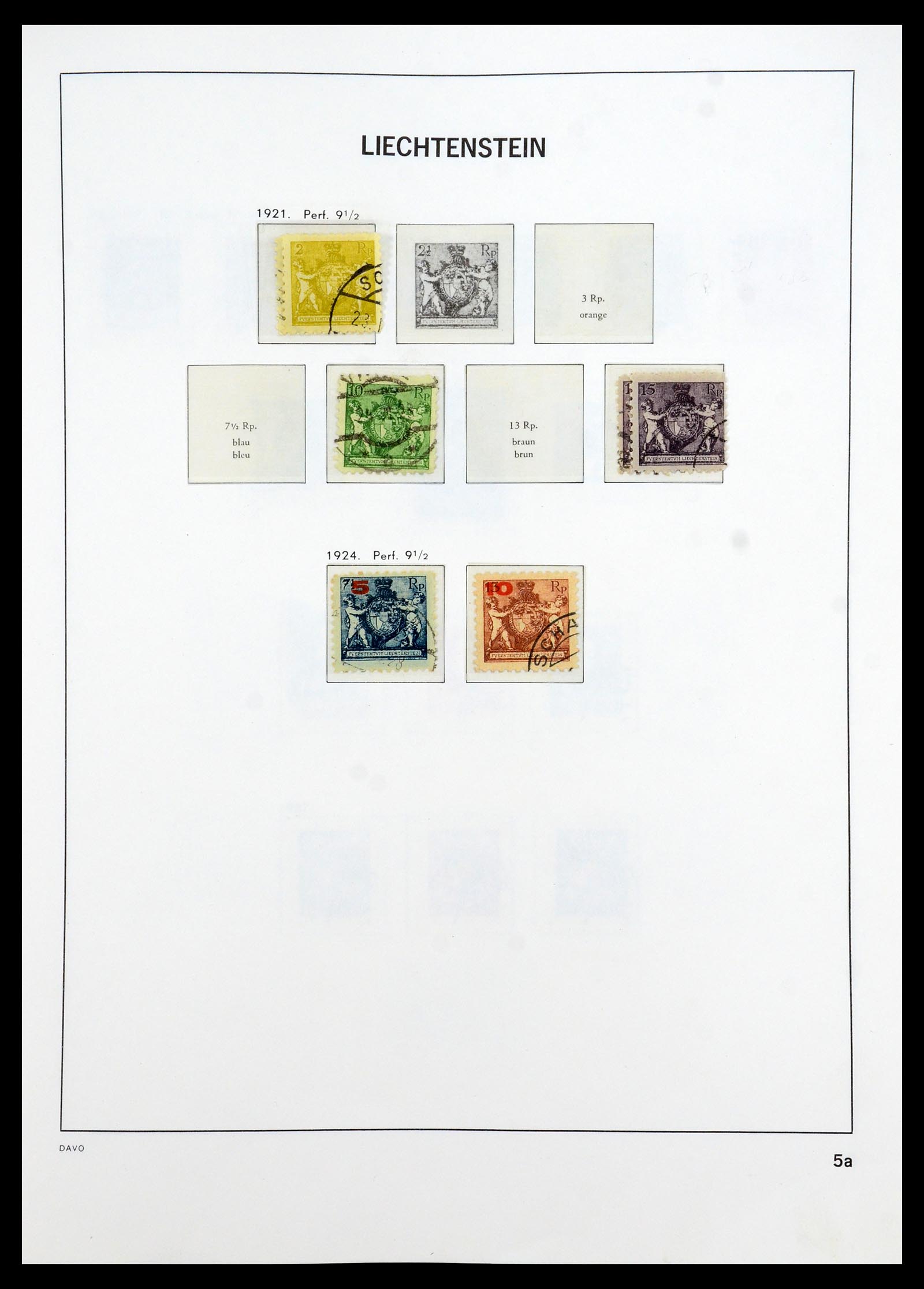 35896 006 - Postzegelverzameling 35896 Liechtenstein 1912-1990.
