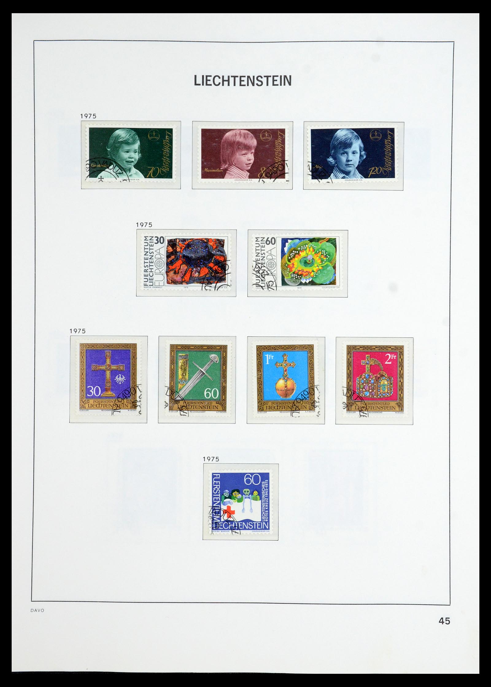 35896 046 - Stamp Collection 35896 Liechtenstein 1912-1990.