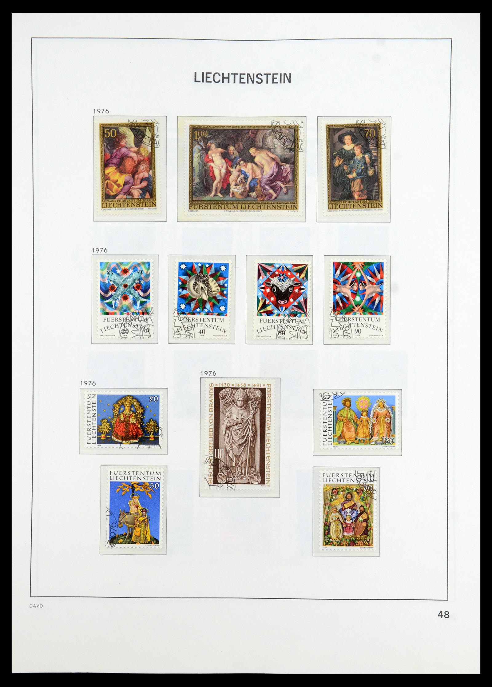 35896 049 - Stamp Collection 35896 Liechtenstein 1912-1990.