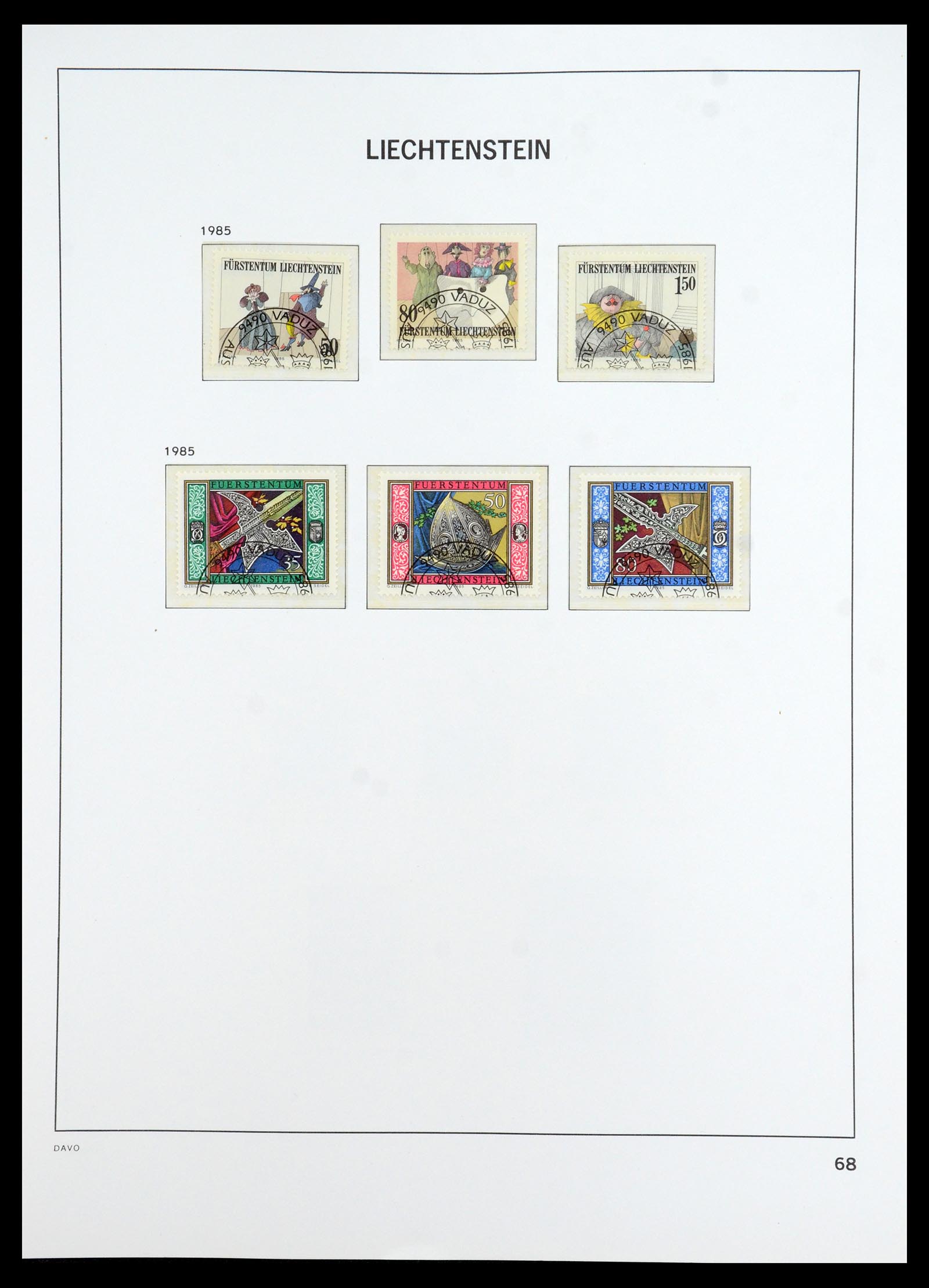 35896 069 - Stamp Collection 35896 Liechtenstein 1912-1990.